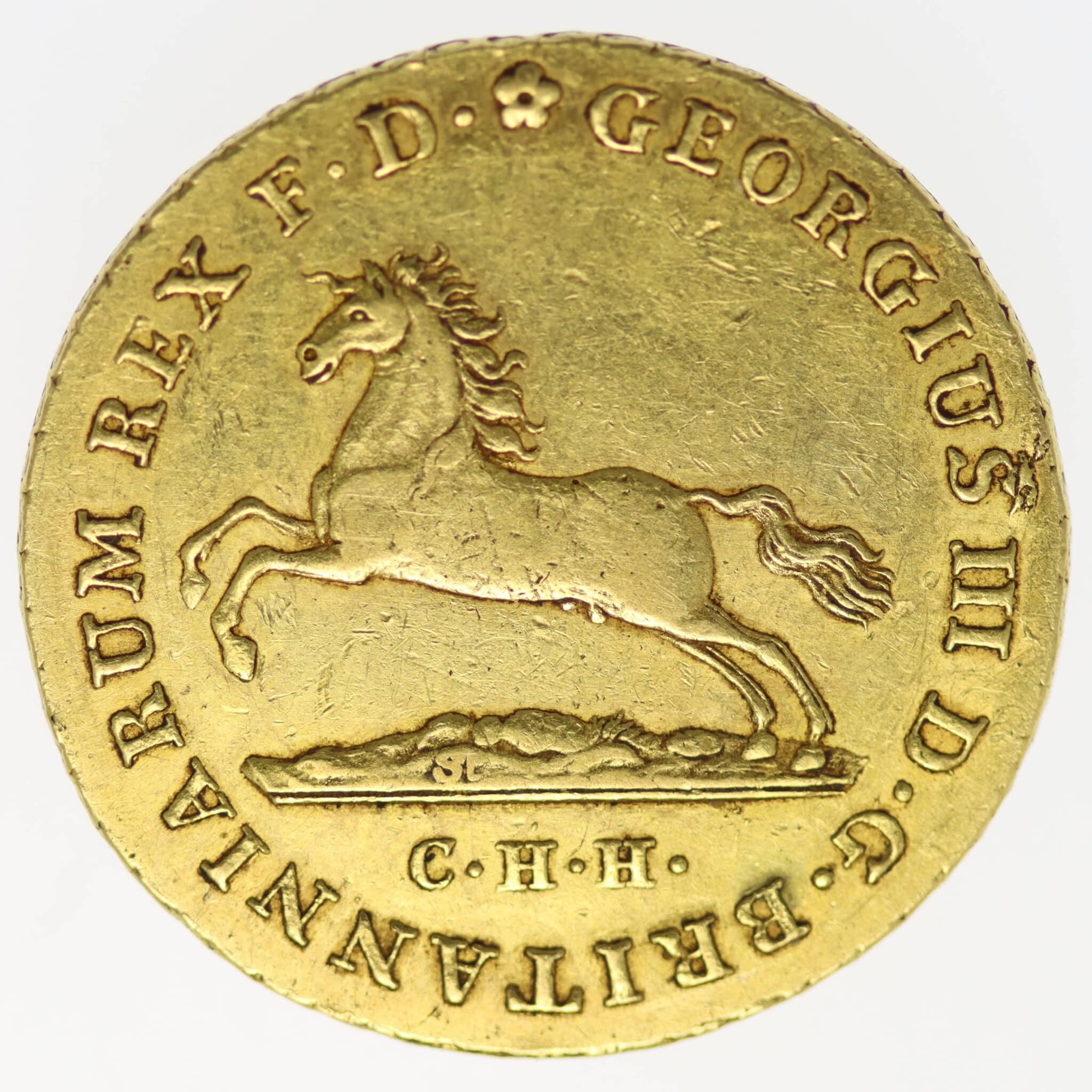 Braunschweig Calenberg Hannover Georg III. 10 Taler 1814 C.H.H.