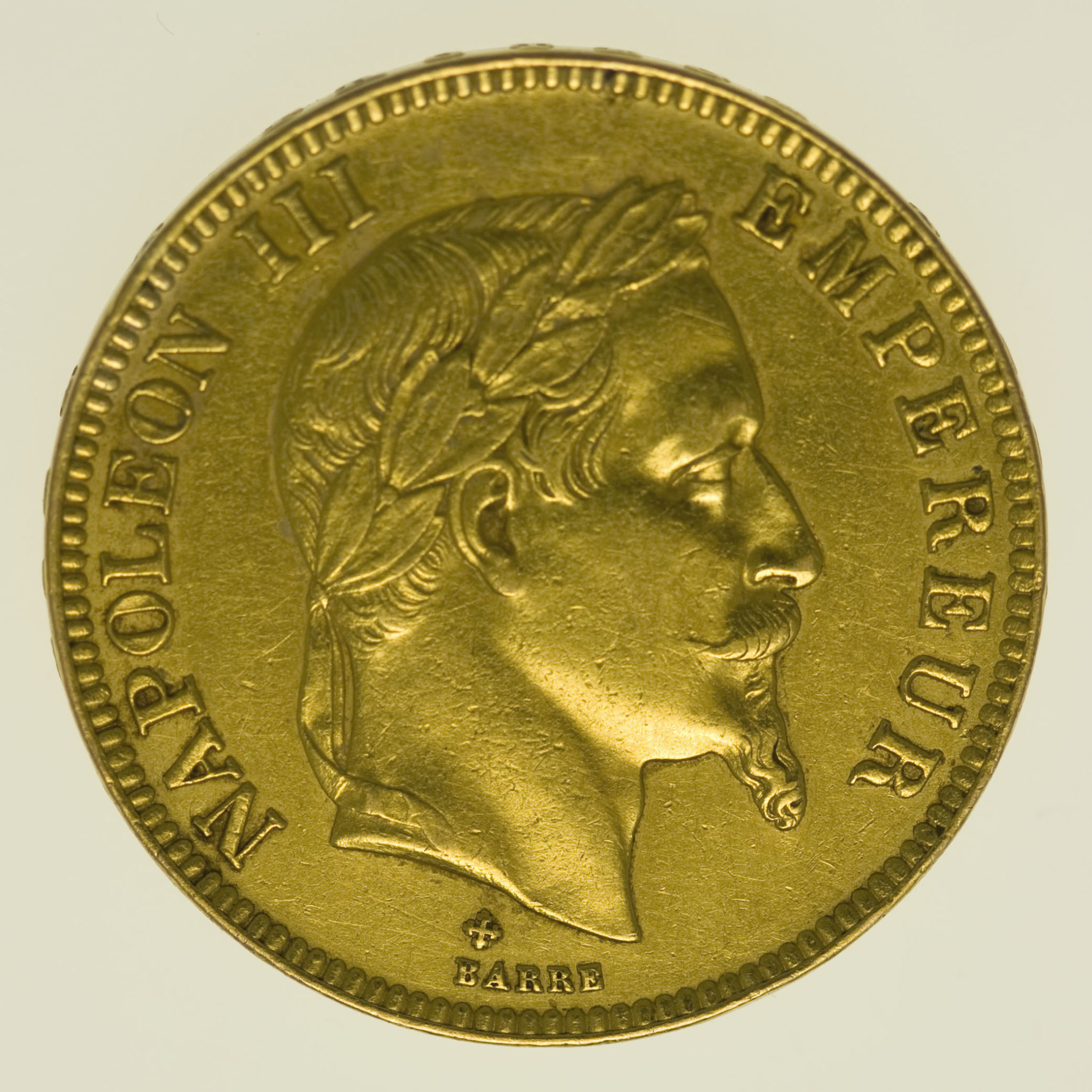 Frankreich Napoleon III. 100 Francs 1867 BB