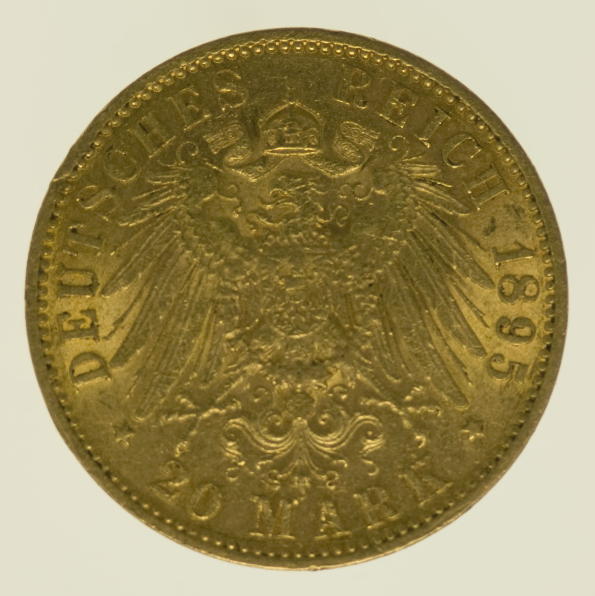Sachsen Coburg Gotha Alfred 20 Mark 1895