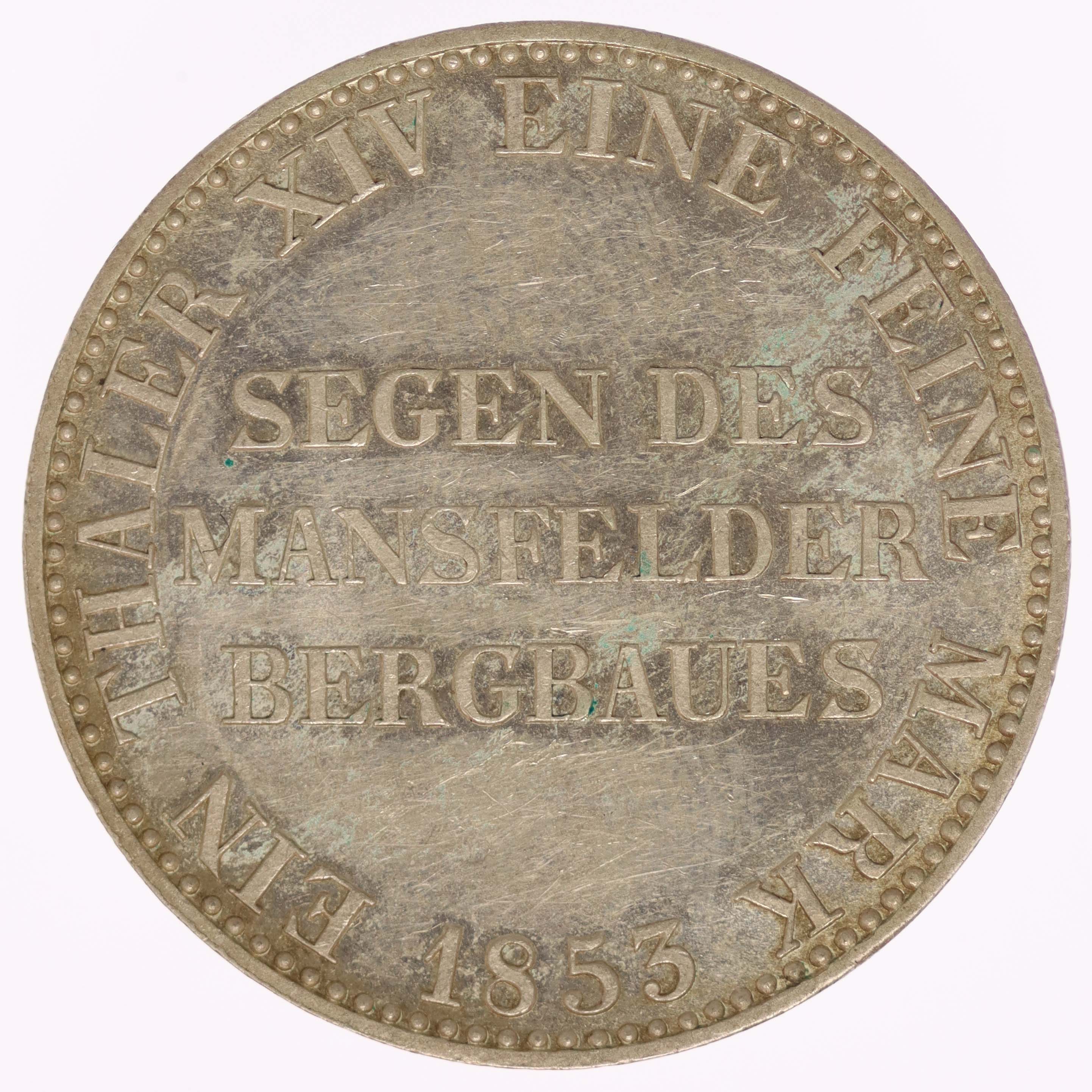 Preussen Friedrich Wilhelm IV. Vereinstaler 1853