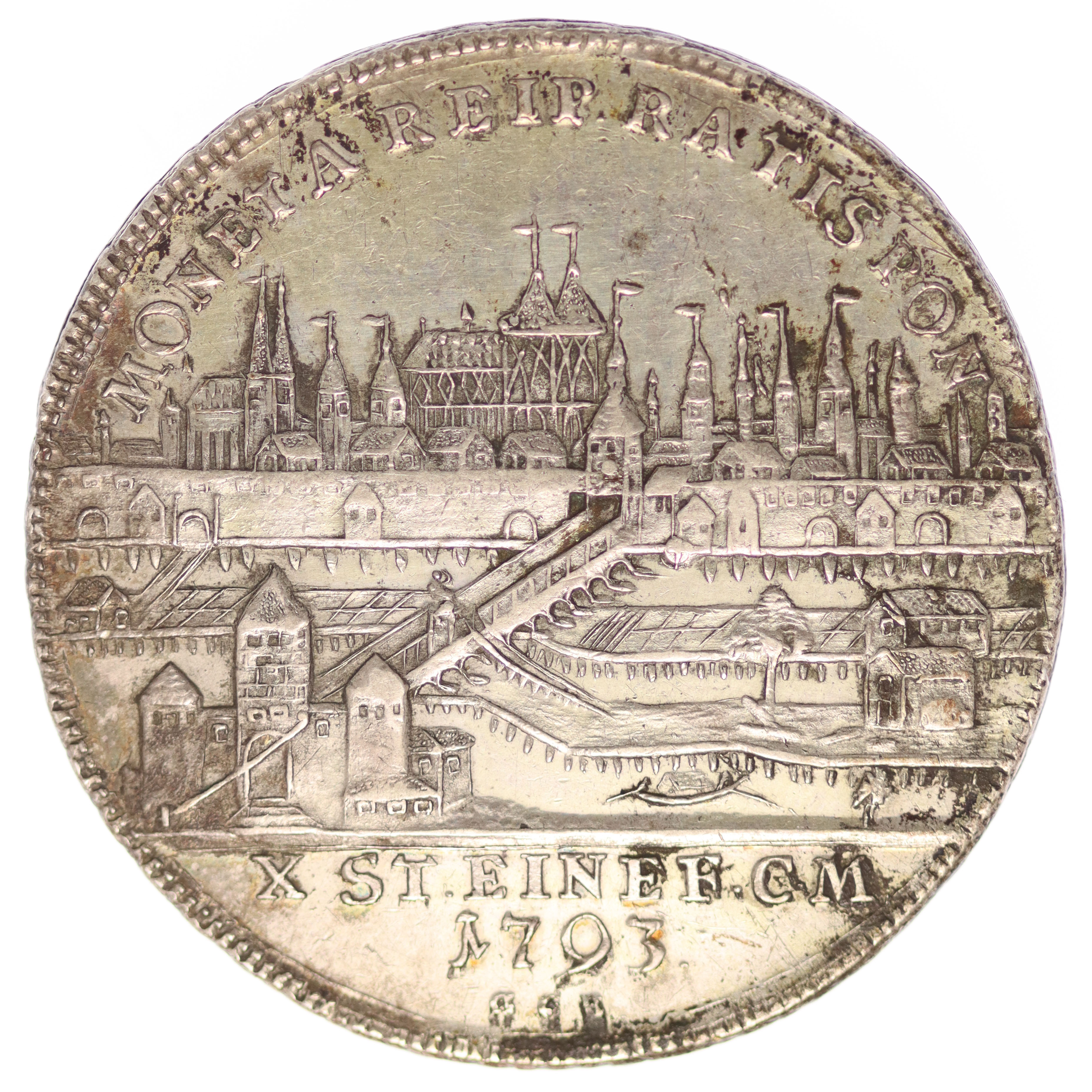 Regensburg Stadt Taler 1793