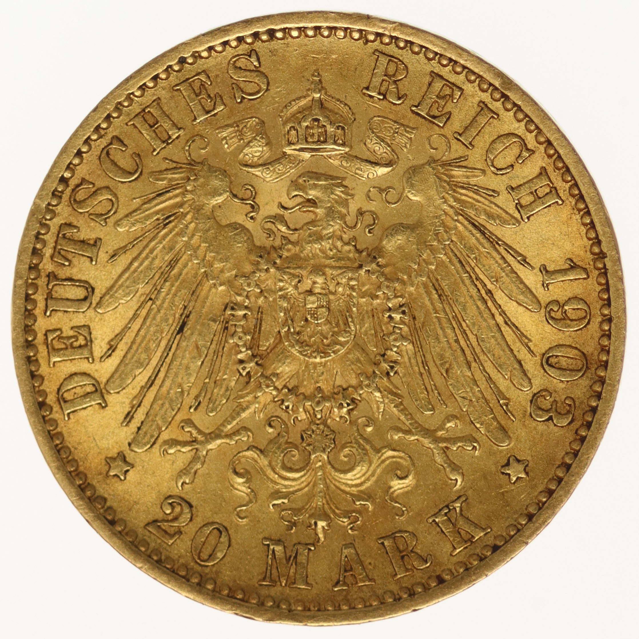 Sachsen Georg 20 Mark 1903