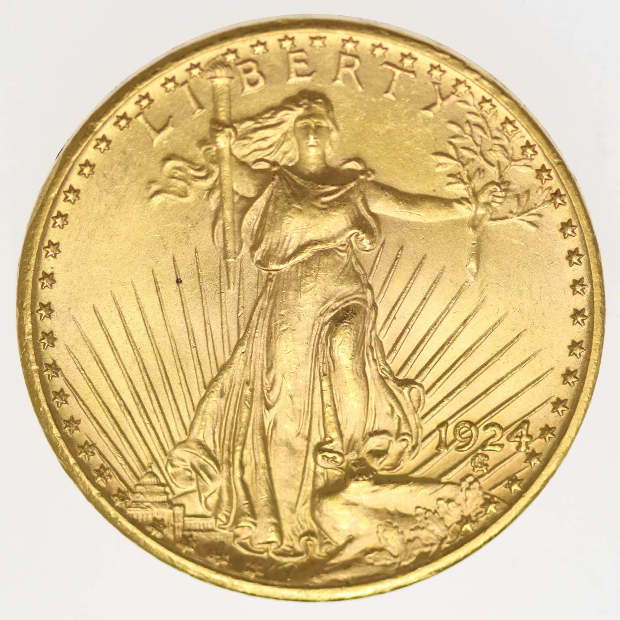 USA 20 Dollars 1924 Statue
