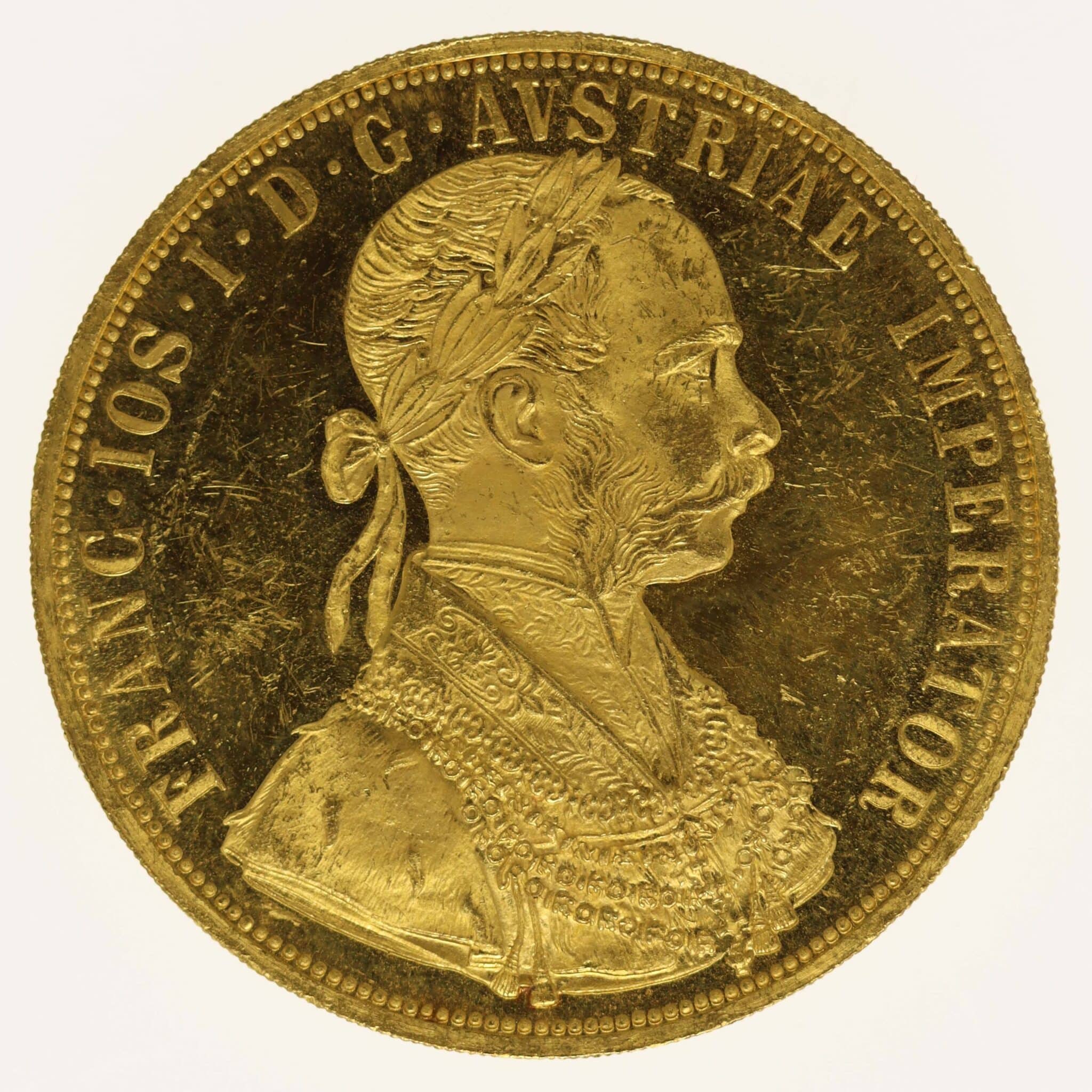 Österreich Kaiserreich Franz Joseph I. 4 Dukaten 1915