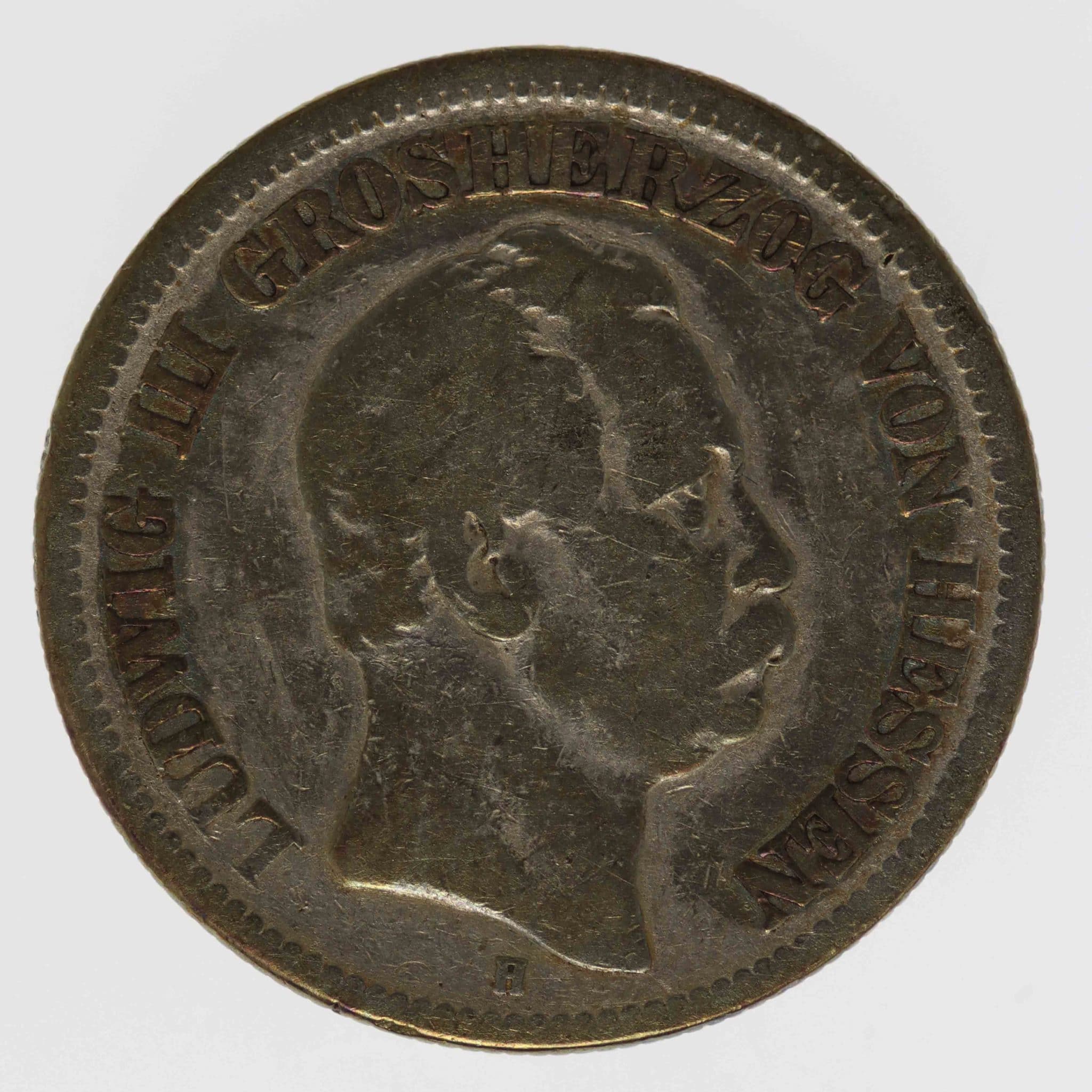 Hessen Ludwig III. 2 Mark 1876