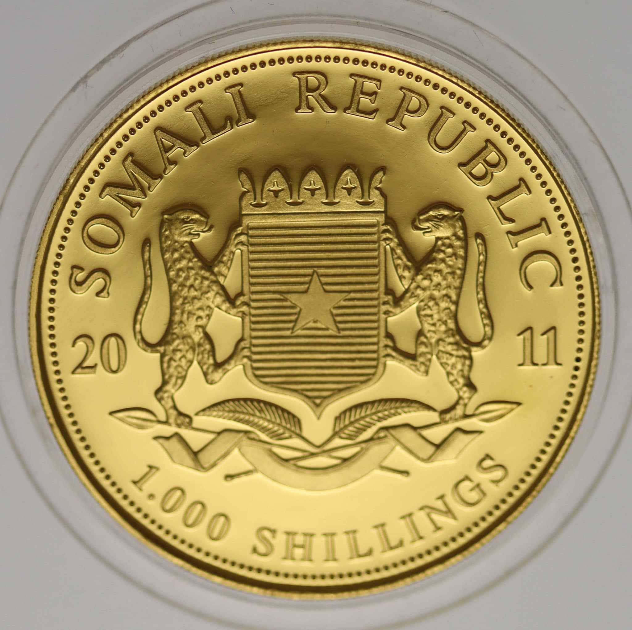 Somalia African Wildlife 1.000 Shillings 2011 Elephant