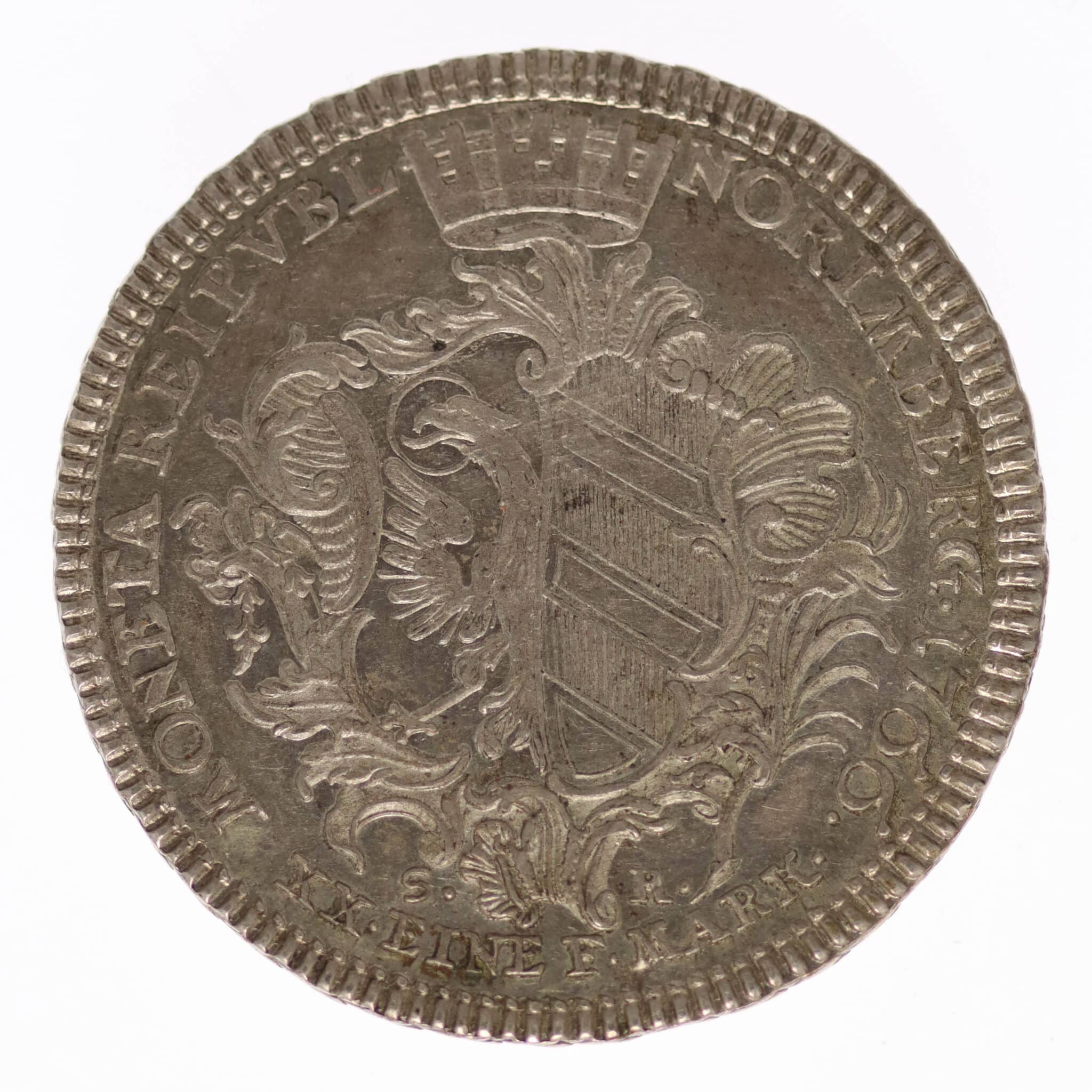 Nürnberg Stadt 1/2 Konventionstaler 1766