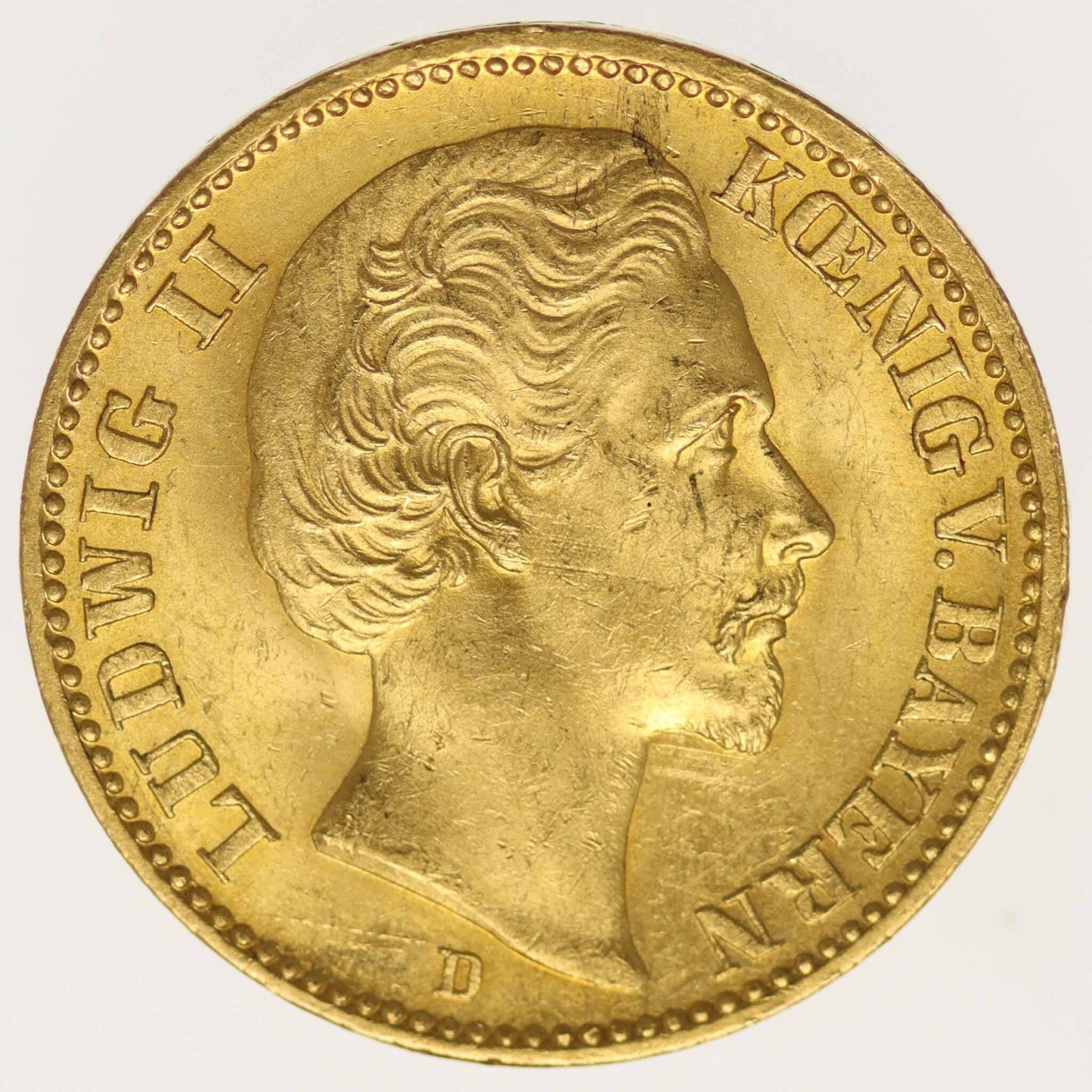 Bayern Ludwig II. 20 Mark 1873