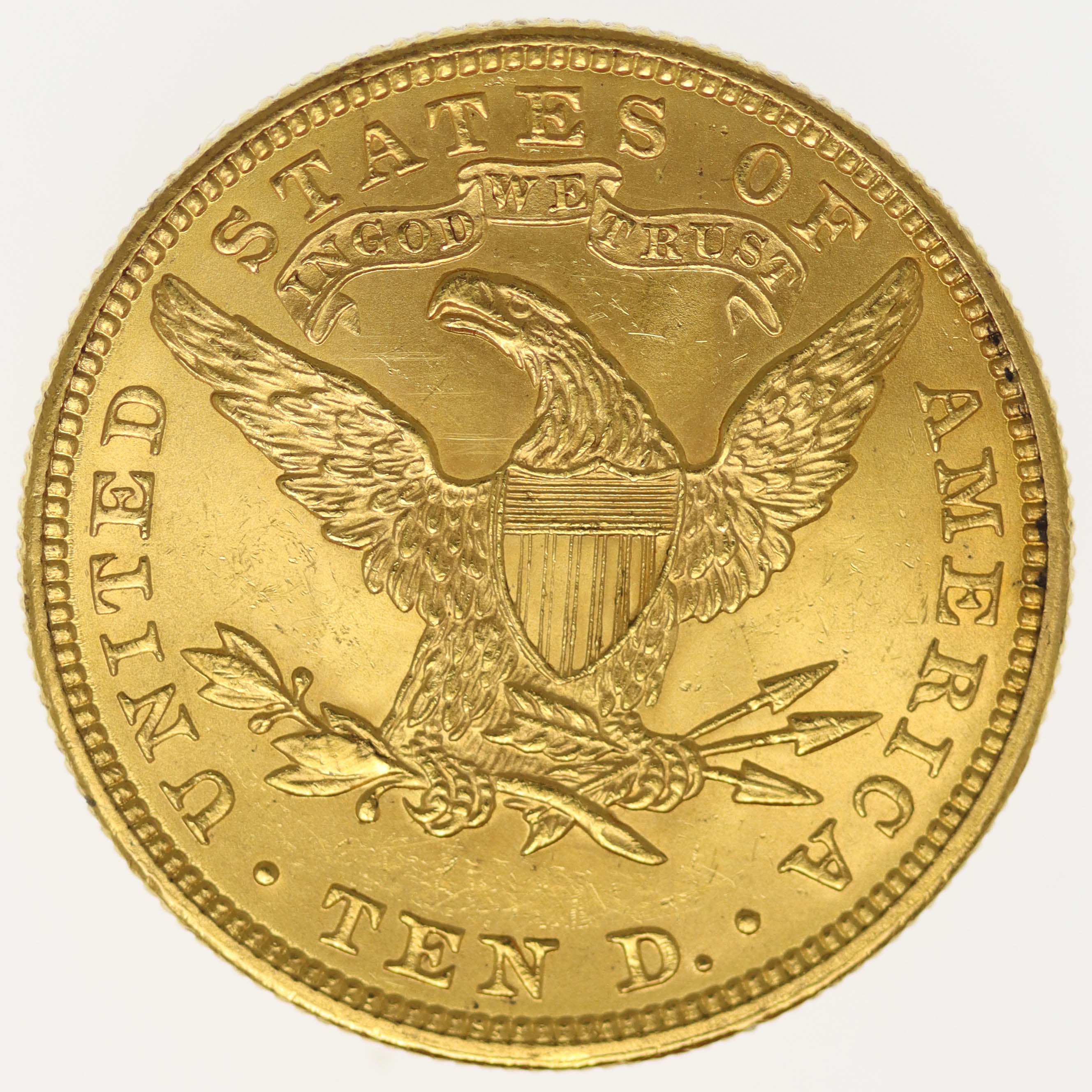 USA 10 Dollars 1907 Liberty / Kopf