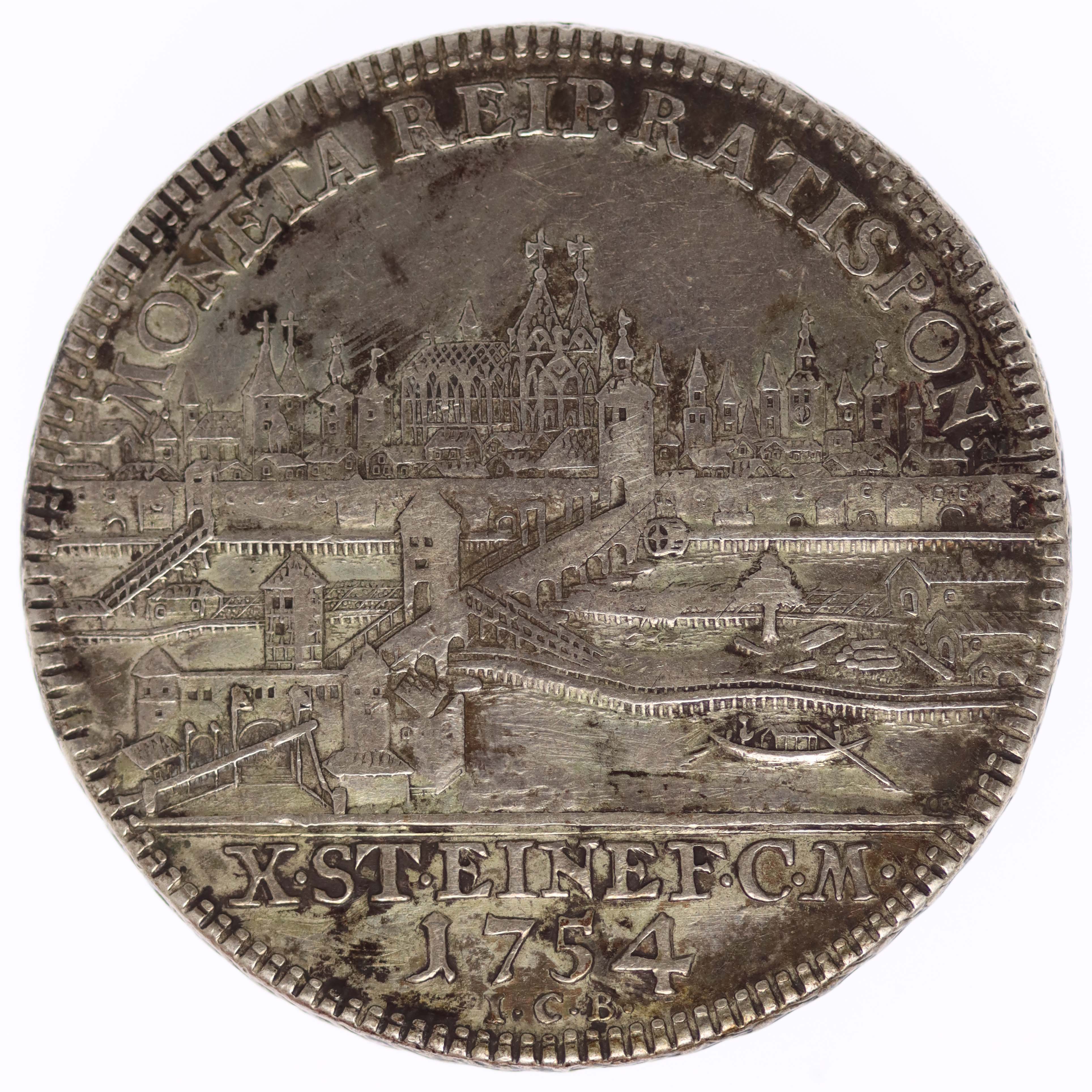 Regensburg Stadt Taler 1754
