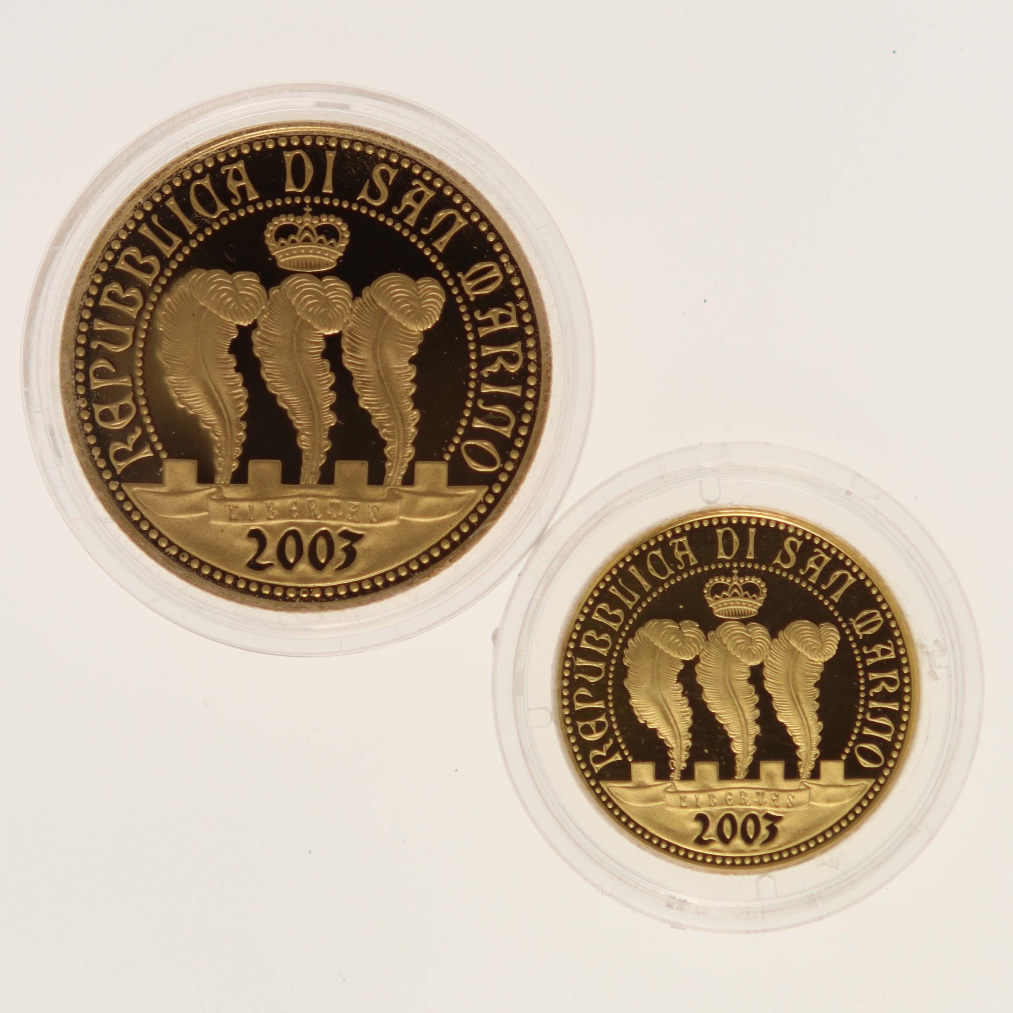 San Marino Set 20 + 50 Euro 2003