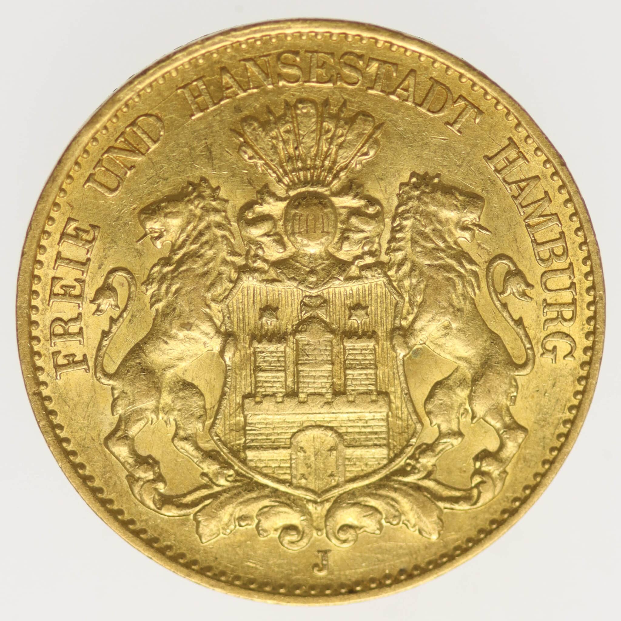 Hamburg 10 Mark 1903