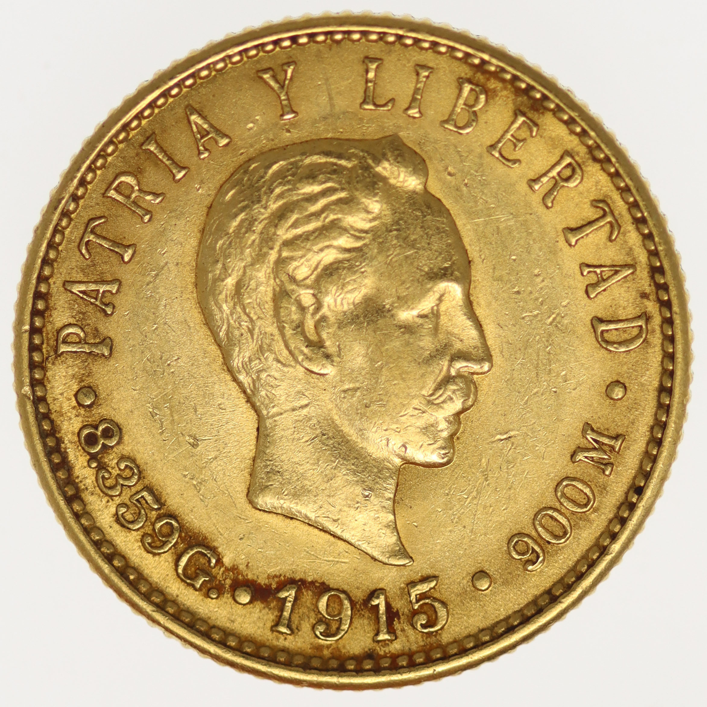 Kuba 5 Pesos 1915