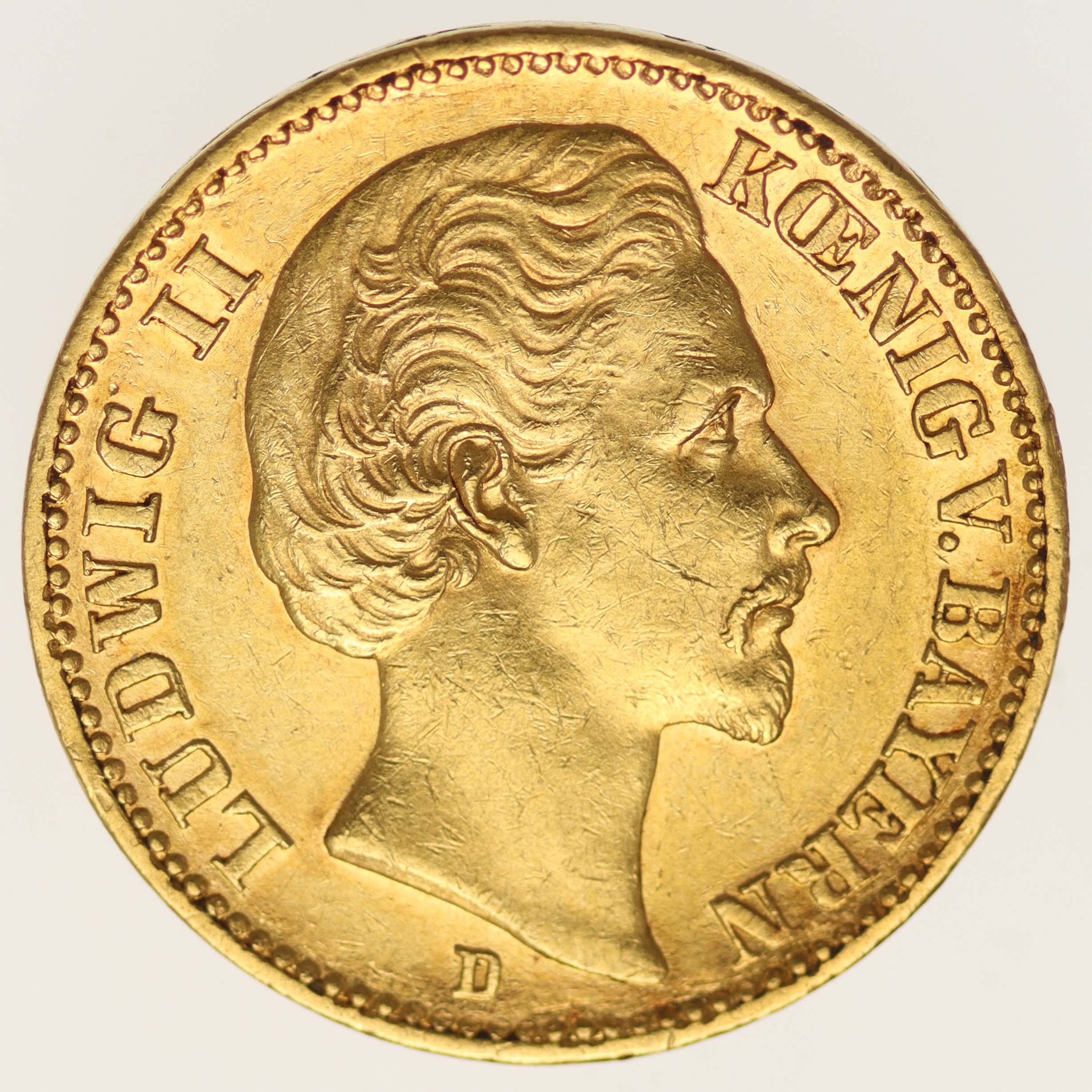 Bayern Ludwig II. 20 Mark 1873 D