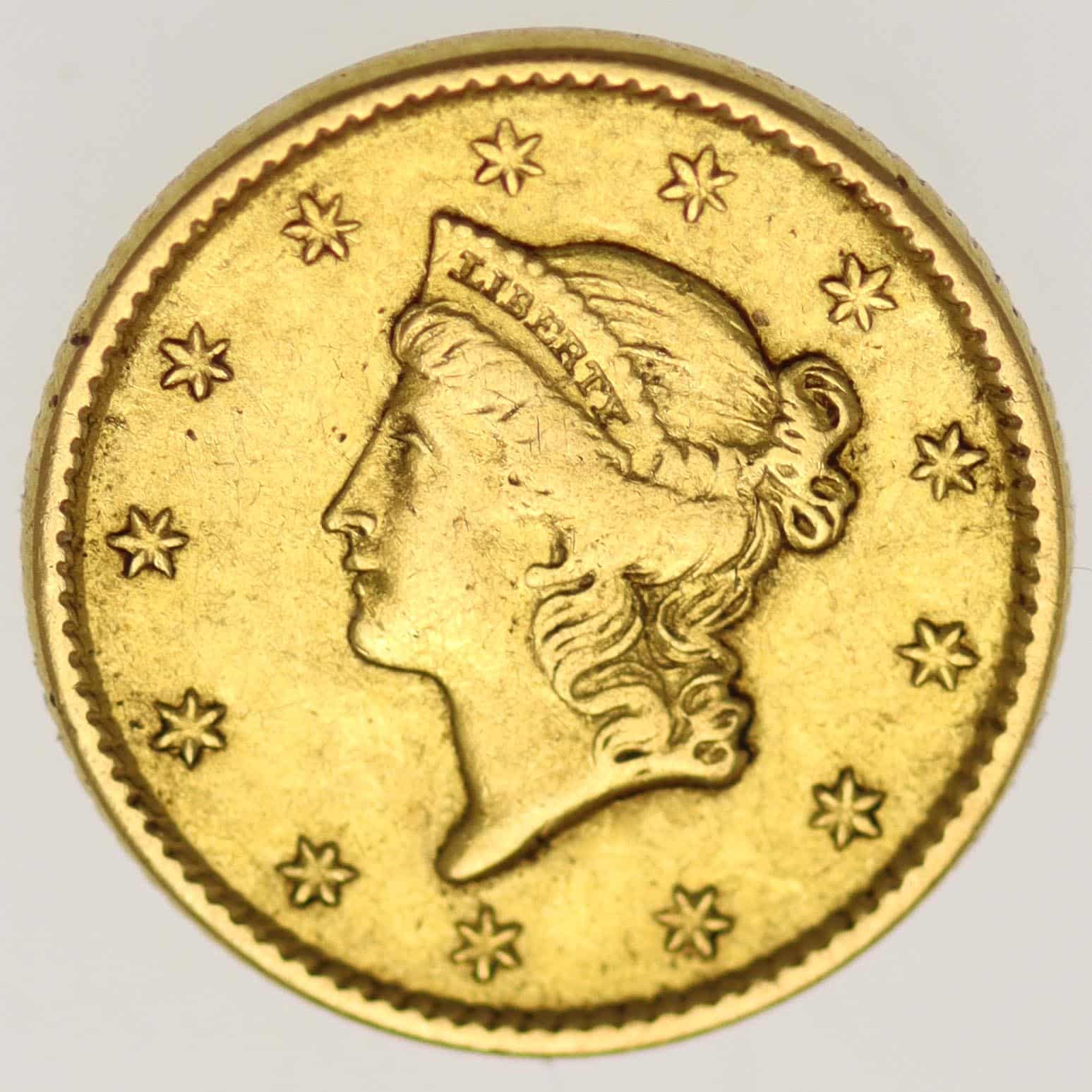 USA 1 Dollar 1850 Liberty / Kopf