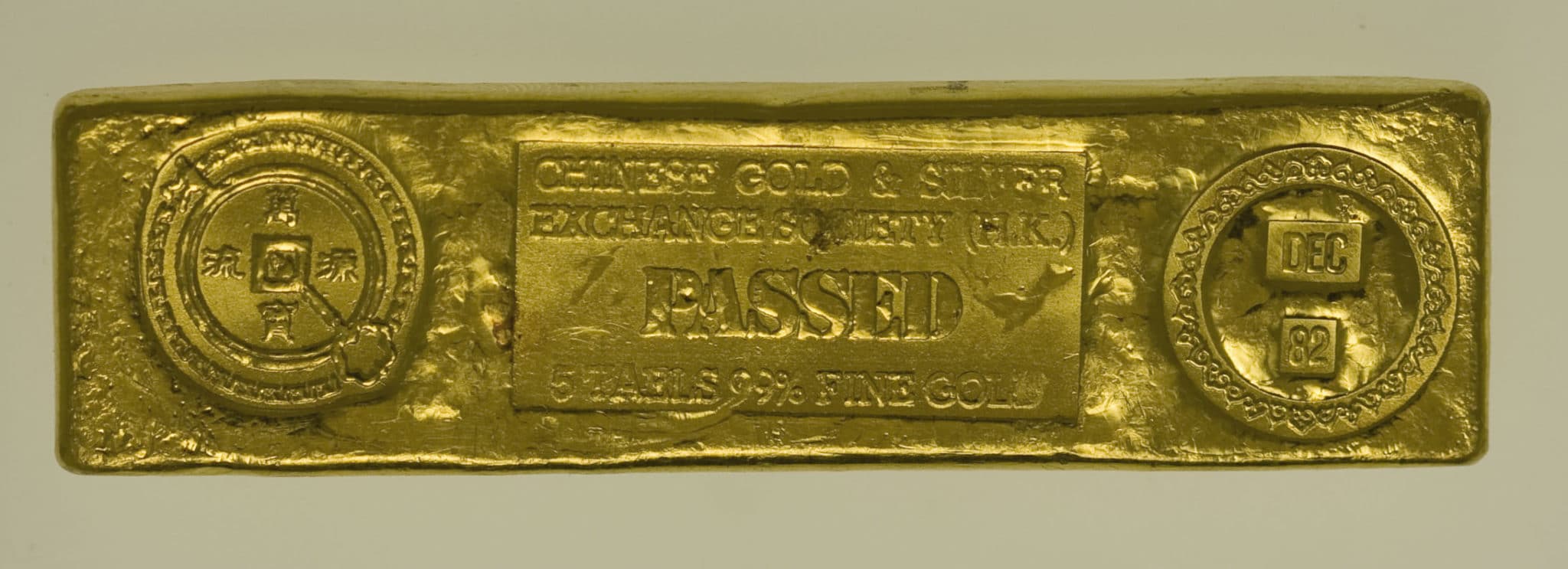 Goldbarren 5 Tael Chow Sang Sang Jewellery Hong Kong