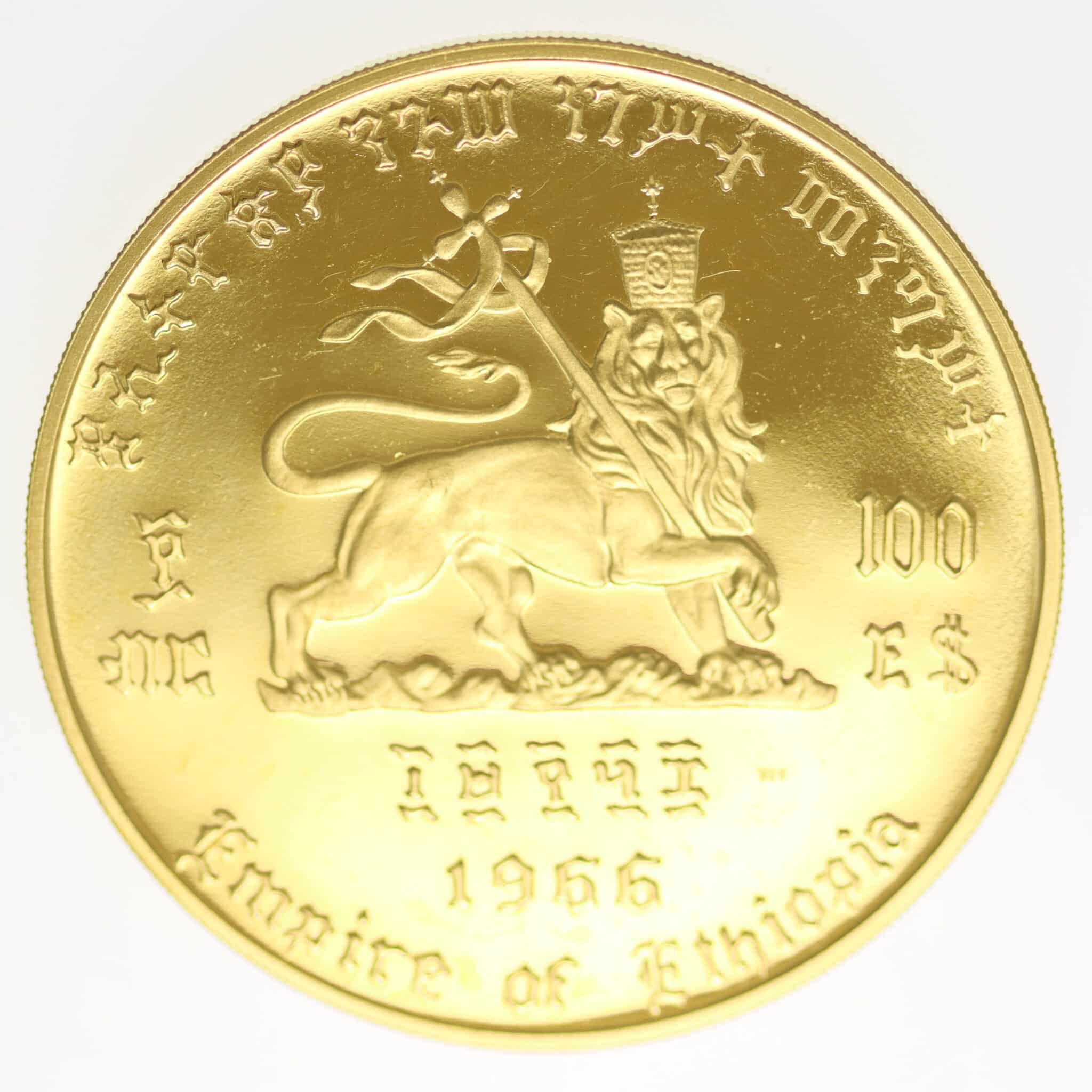 Äthiopien Haile Selassi 100 Dollars 1966