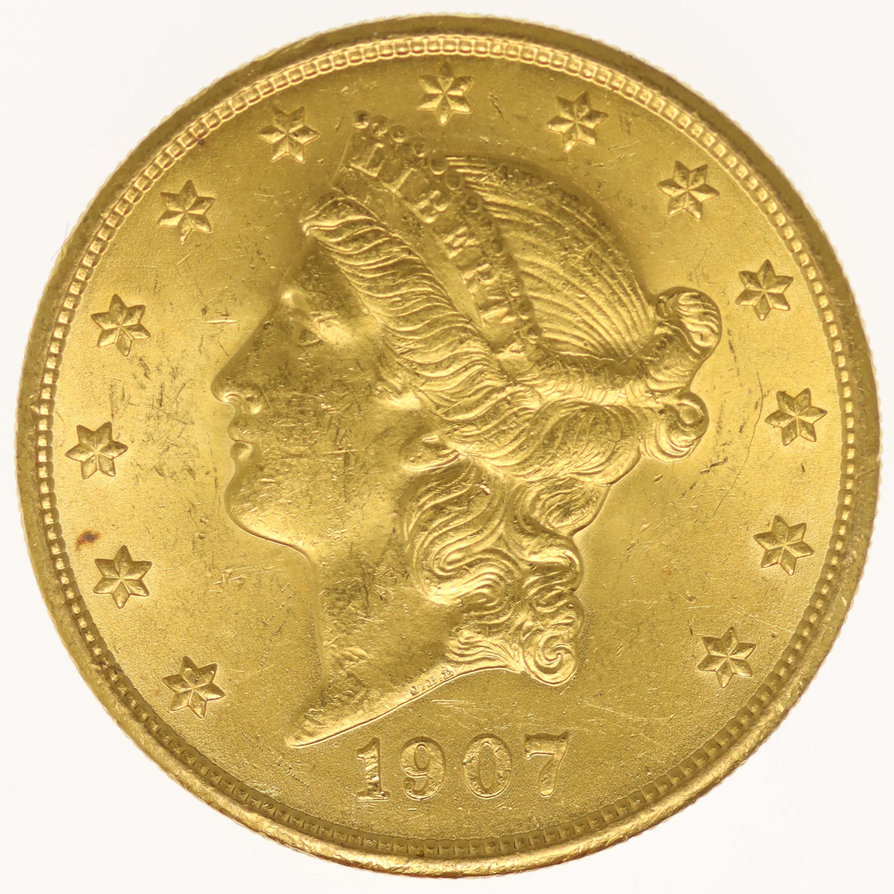 USA 20 Dollars 1907 Liberty / Kopf