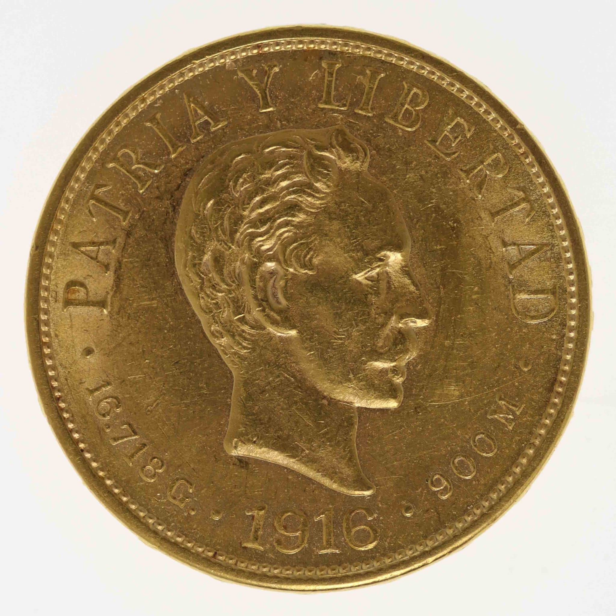 Kuba 10 Pesos 1916