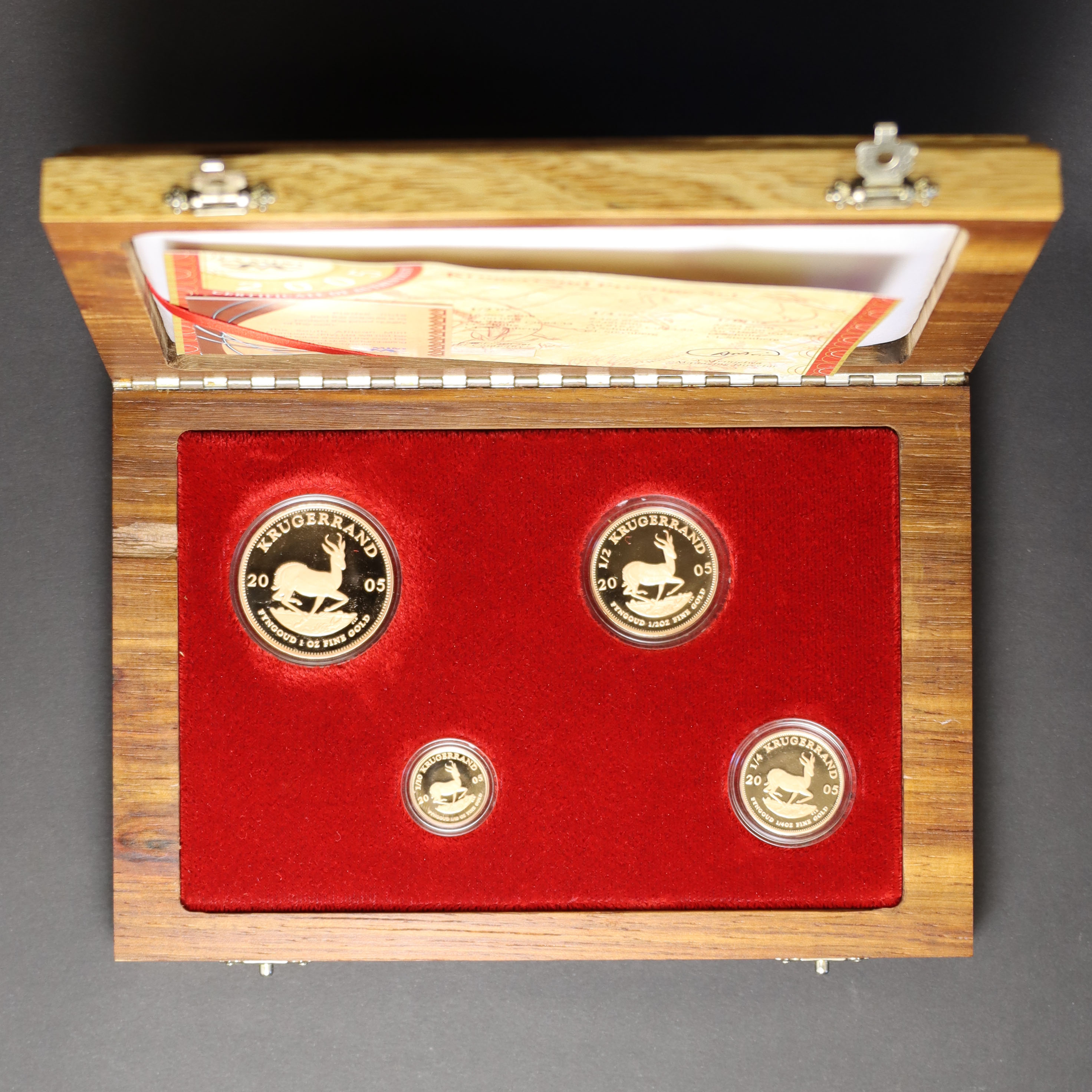 Südafrika Krügerrand 4 Coin Prestige Proof Set 2005