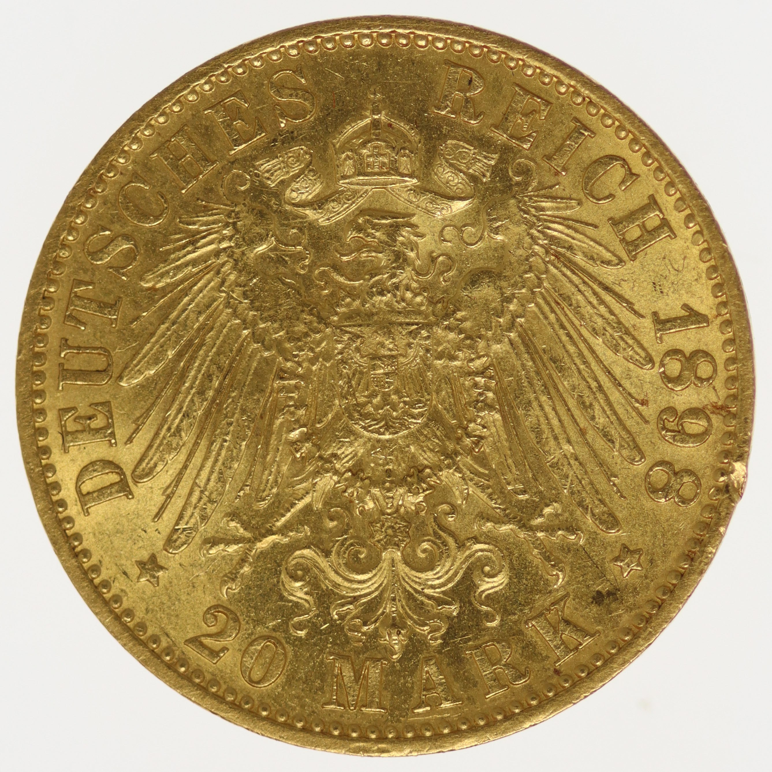 Schaumburg-Lippe Georg 20 Mark 1898 A