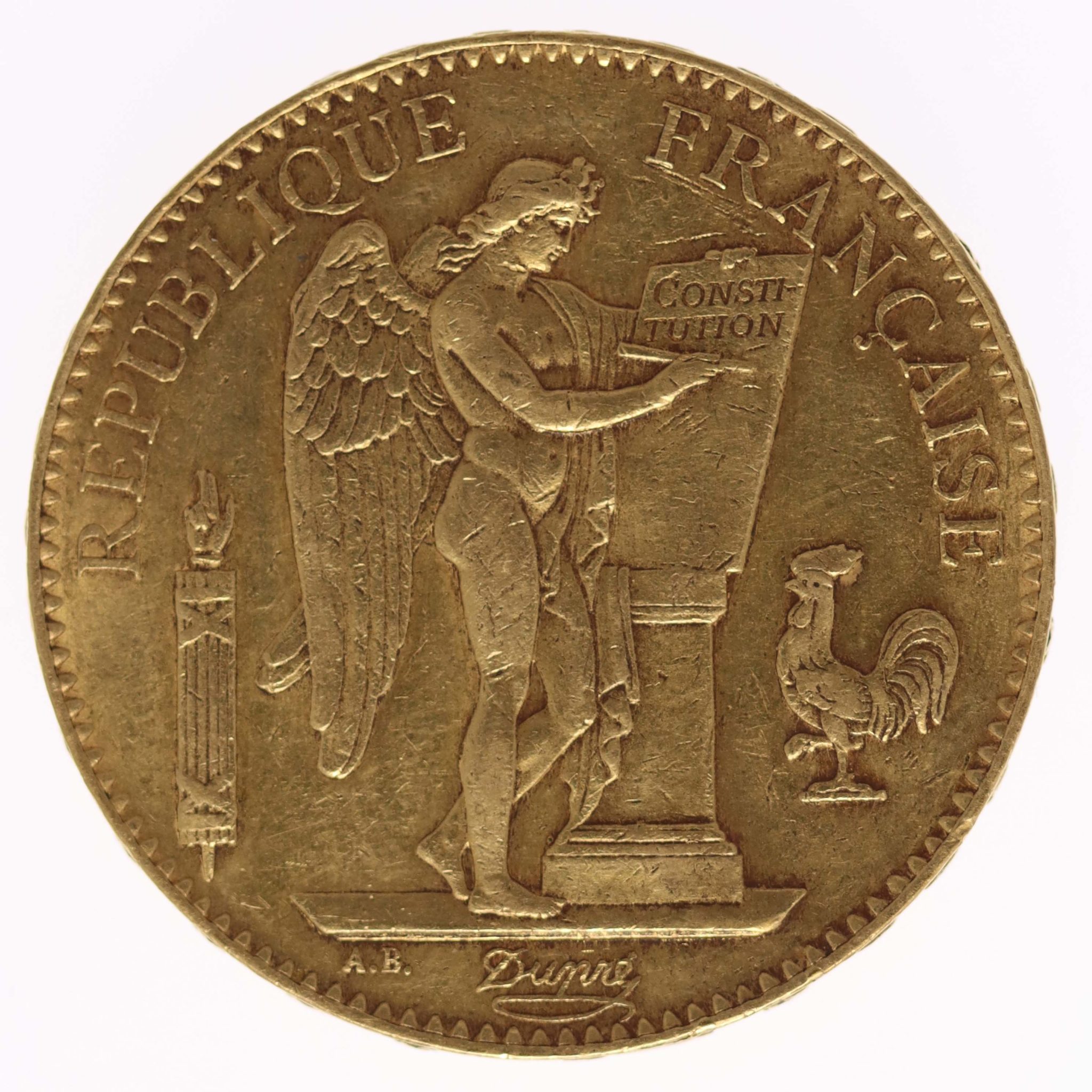 Frankreich 100 Francs 1885 A
