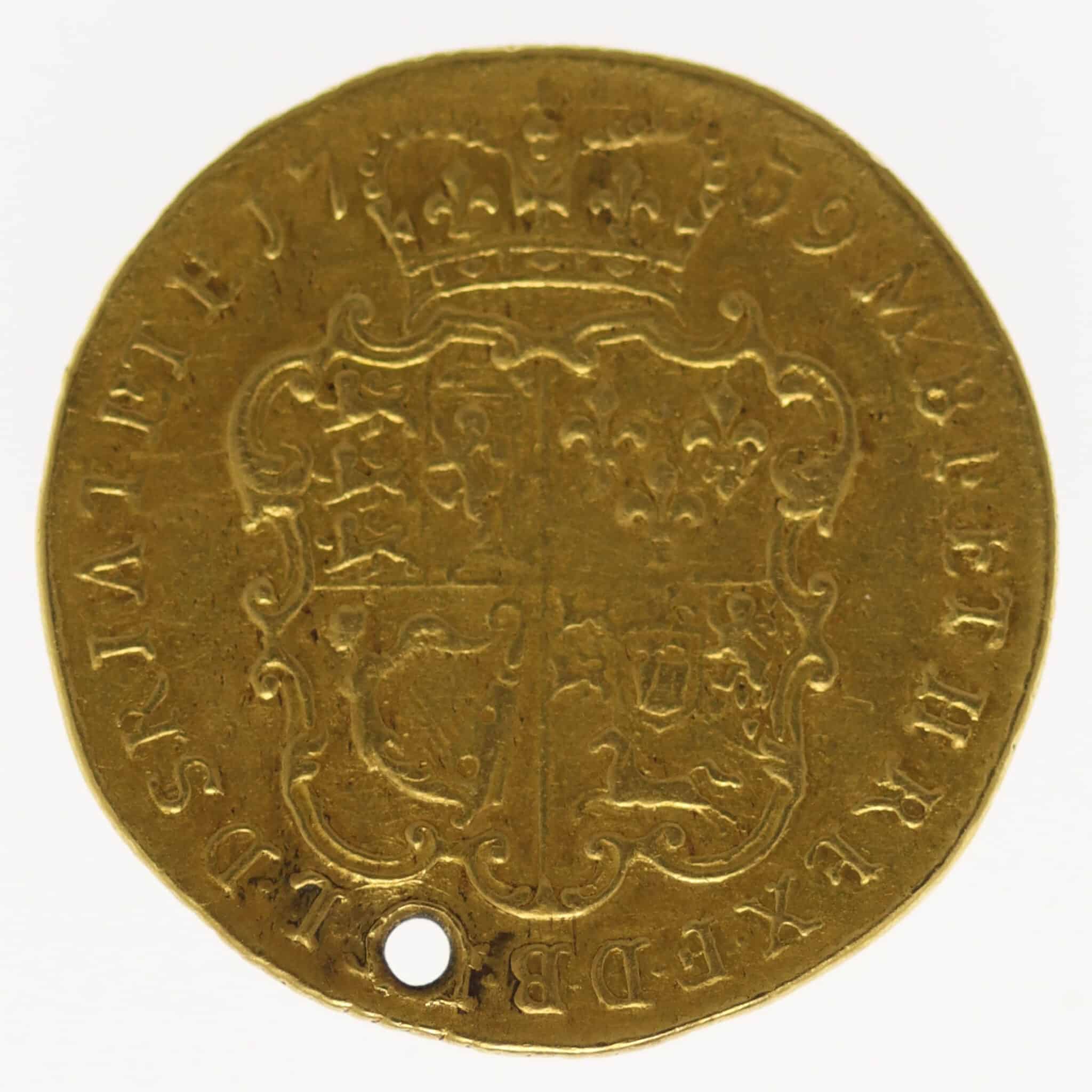 Großbritannien Georg II. Guinea 1739