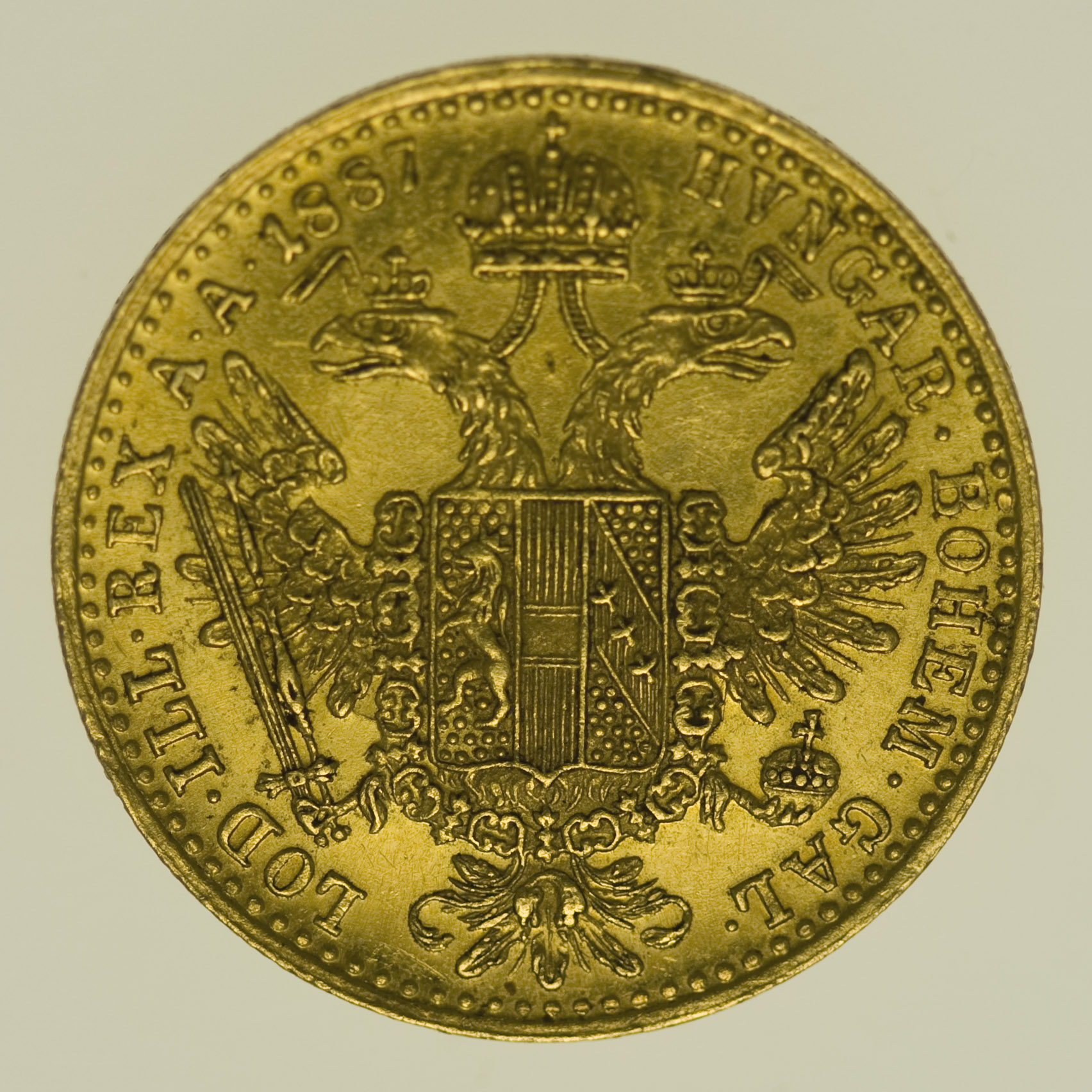 Österreich Kaiserreich Franz Joseph I. Dukat 1887