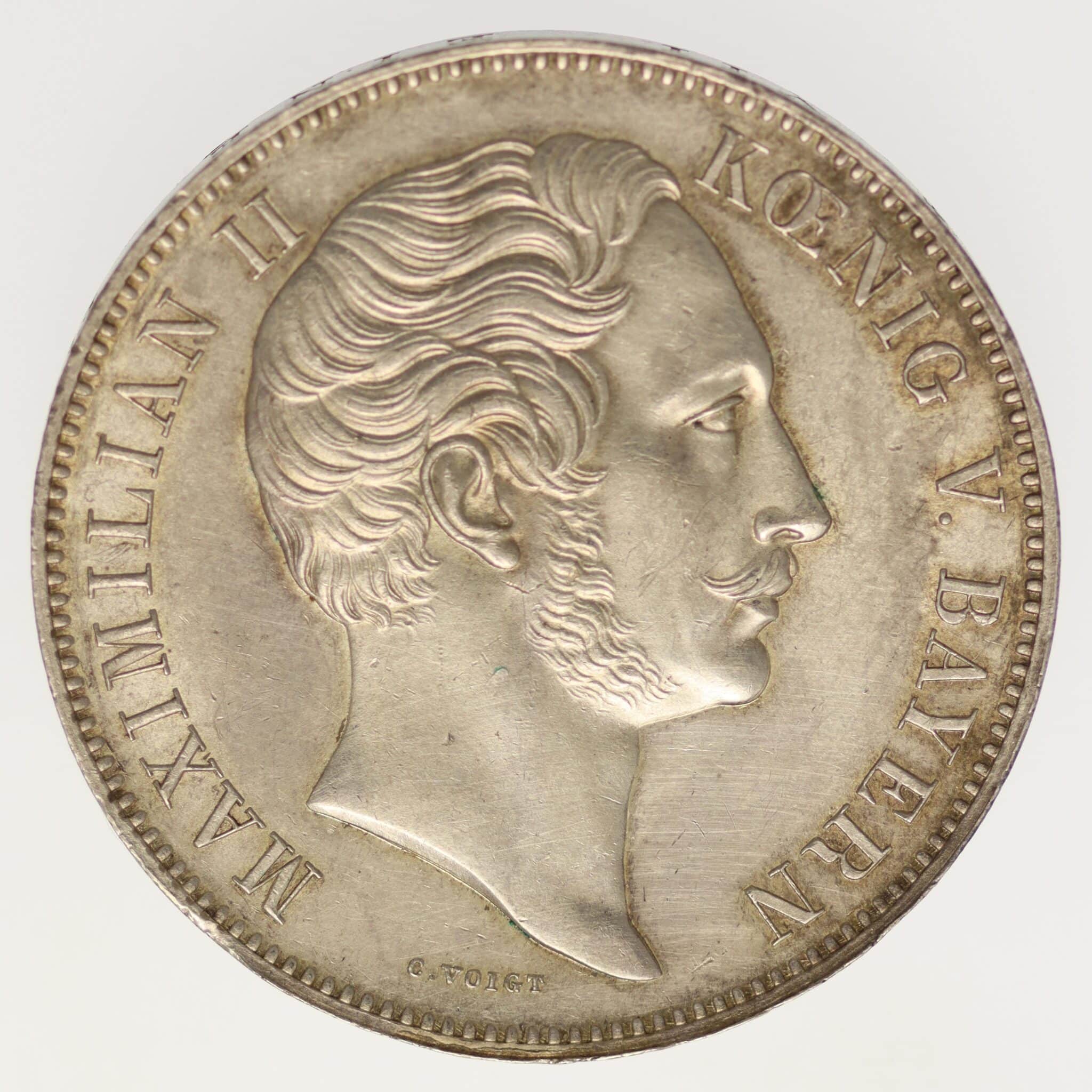 Bayern Maximilian II. Doppeltaler 1854