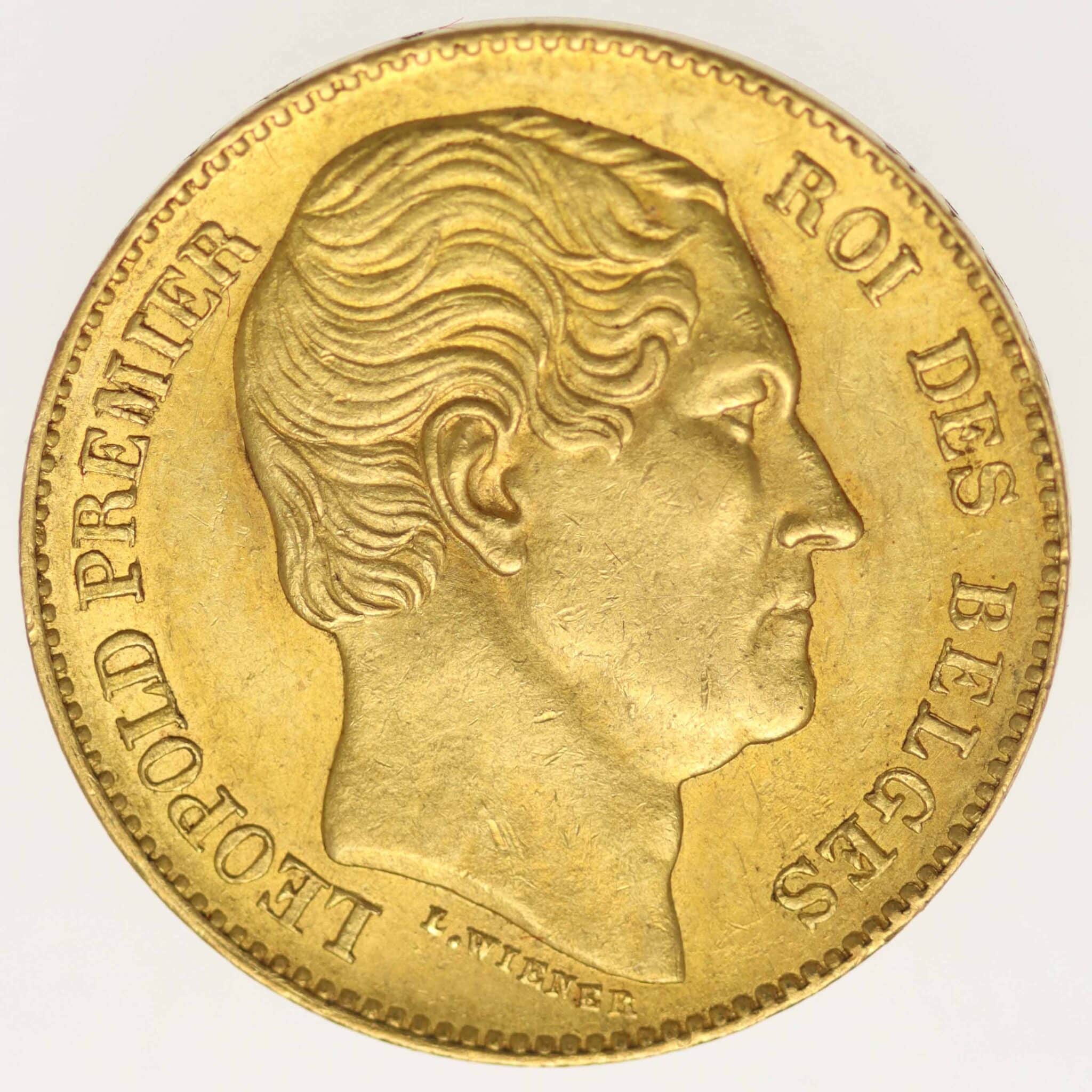 Belgien Leopold I. 20 Francs 1865