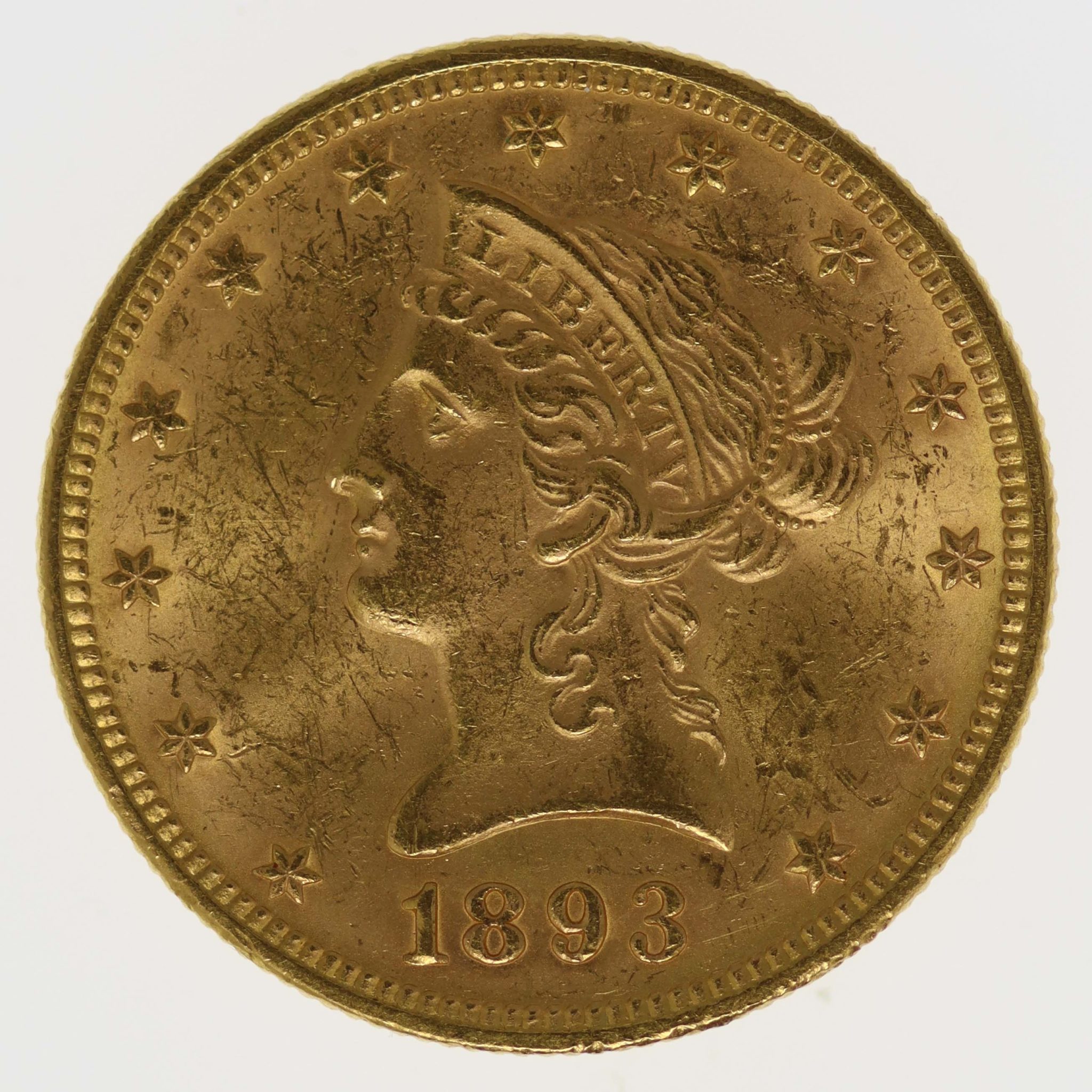 USA 10 Dollars 1893 Liberty / Kopf
