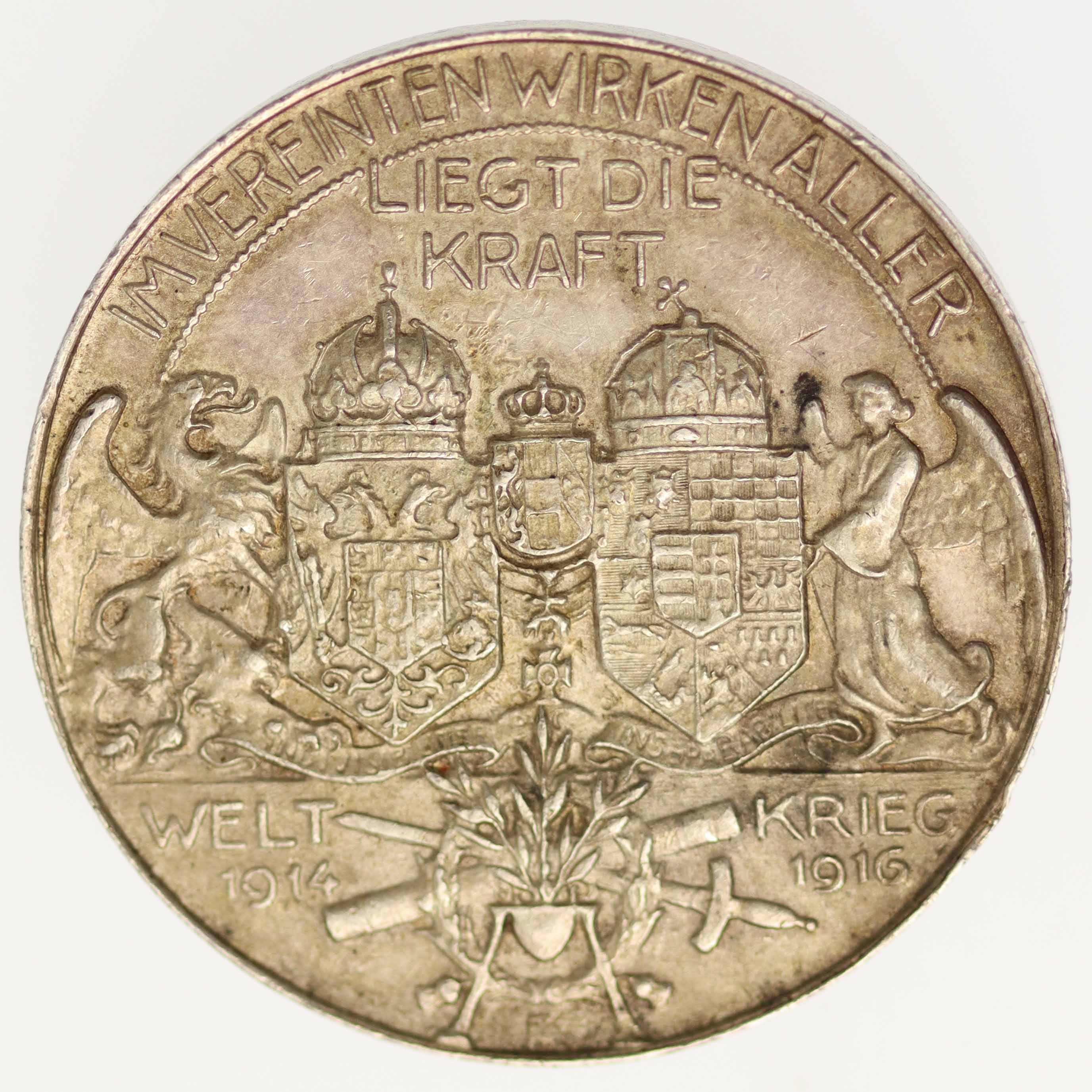 Friedrich von Österreich-Teschen Silbermedaille 1916