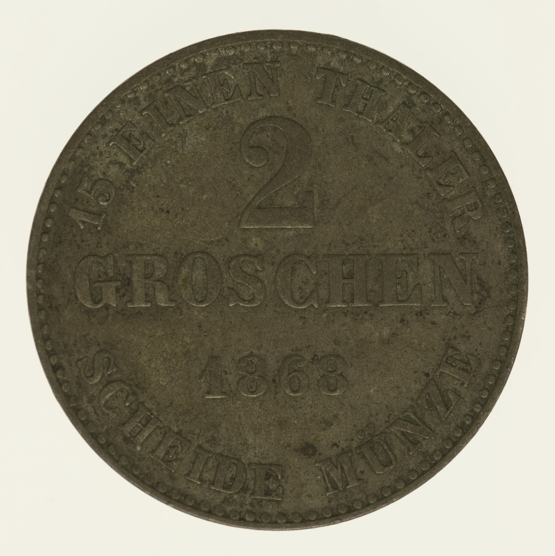 Sachsen Coburg Gotha Ernst II. 2 Groschen 1868