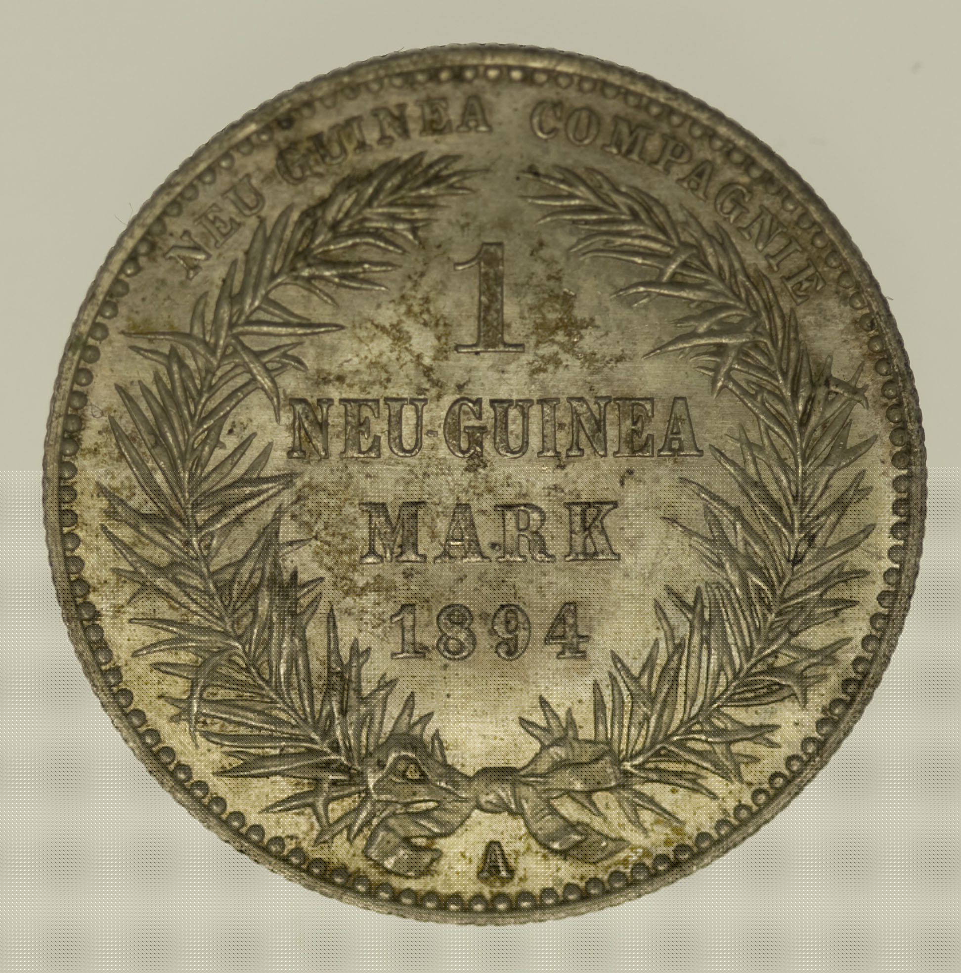 Deutsch Neu Guinea Wilhelm II. 1 Mark 1894