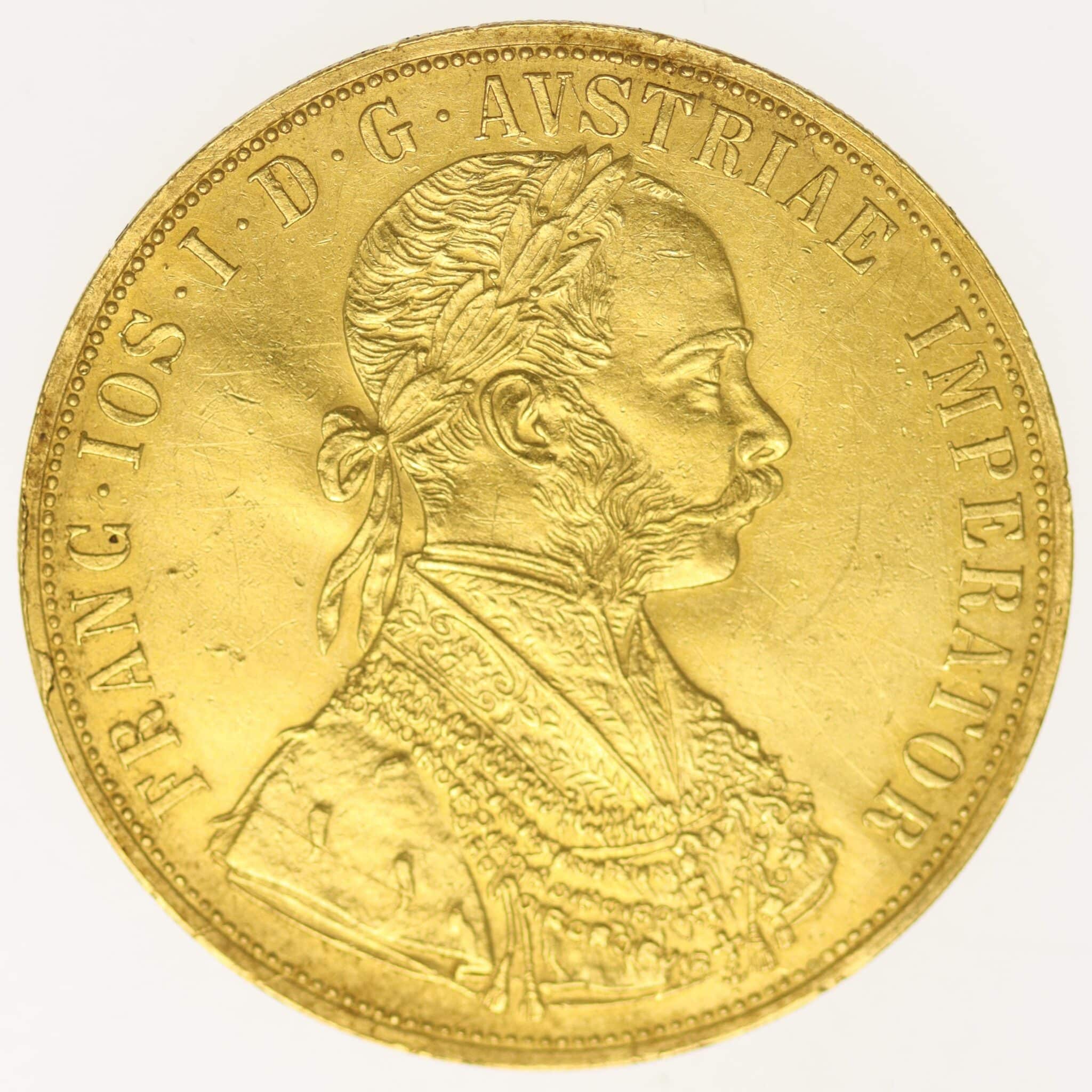 Österreich Kaiserreich Franz Joseph I. 4 Dukaten 1906