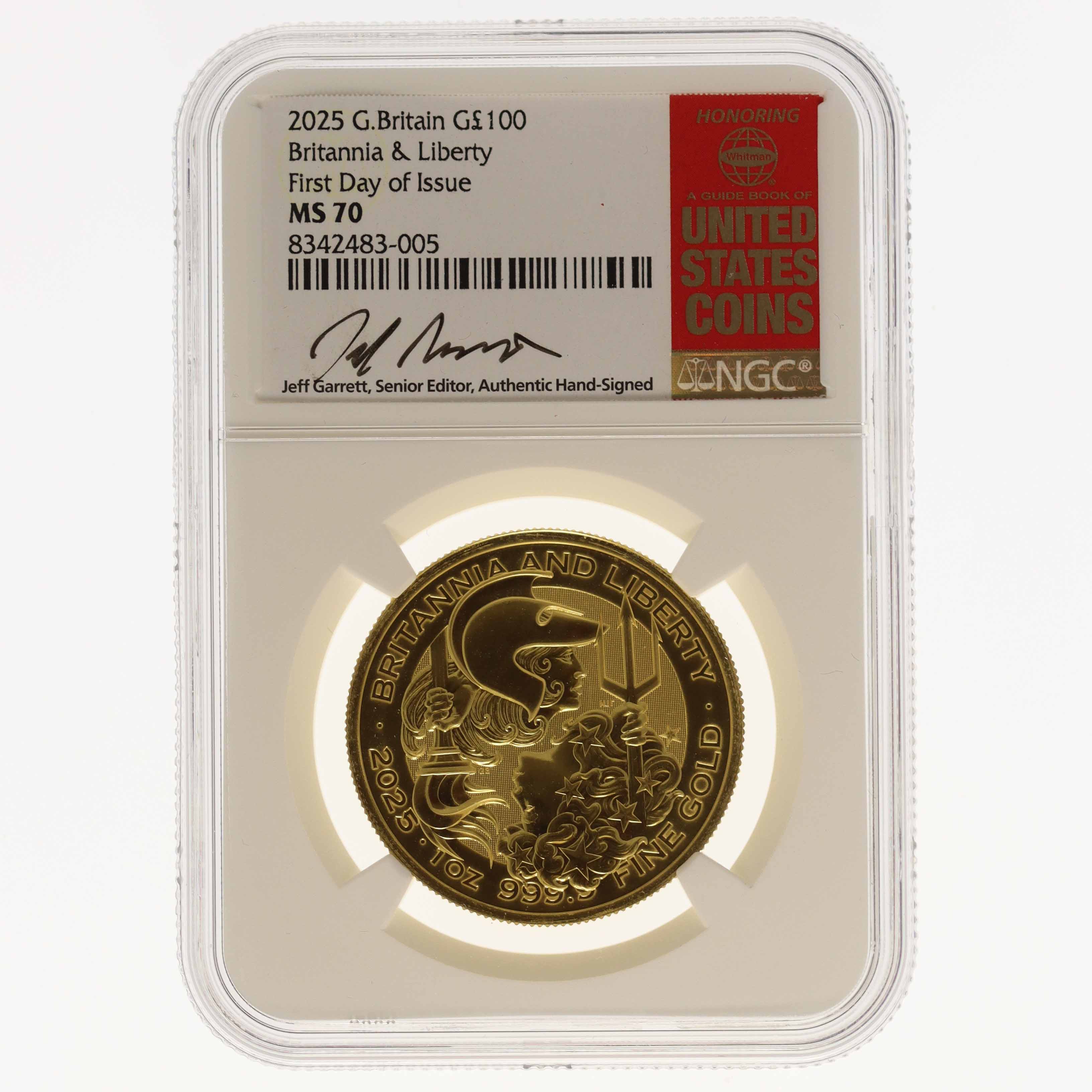 Grossbritannien Charles III. 100 Pounds 2025