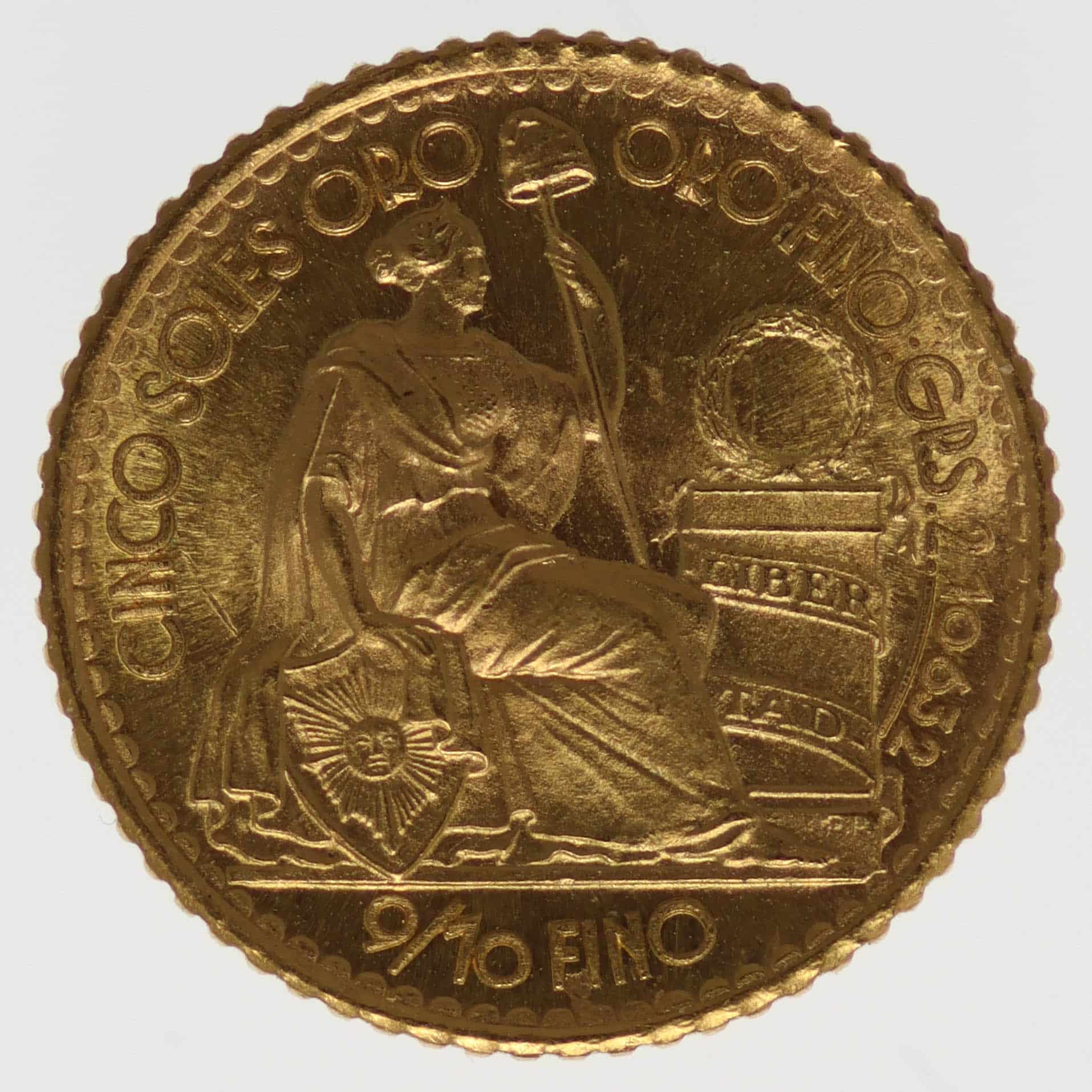 Peru 5 Soles 1960