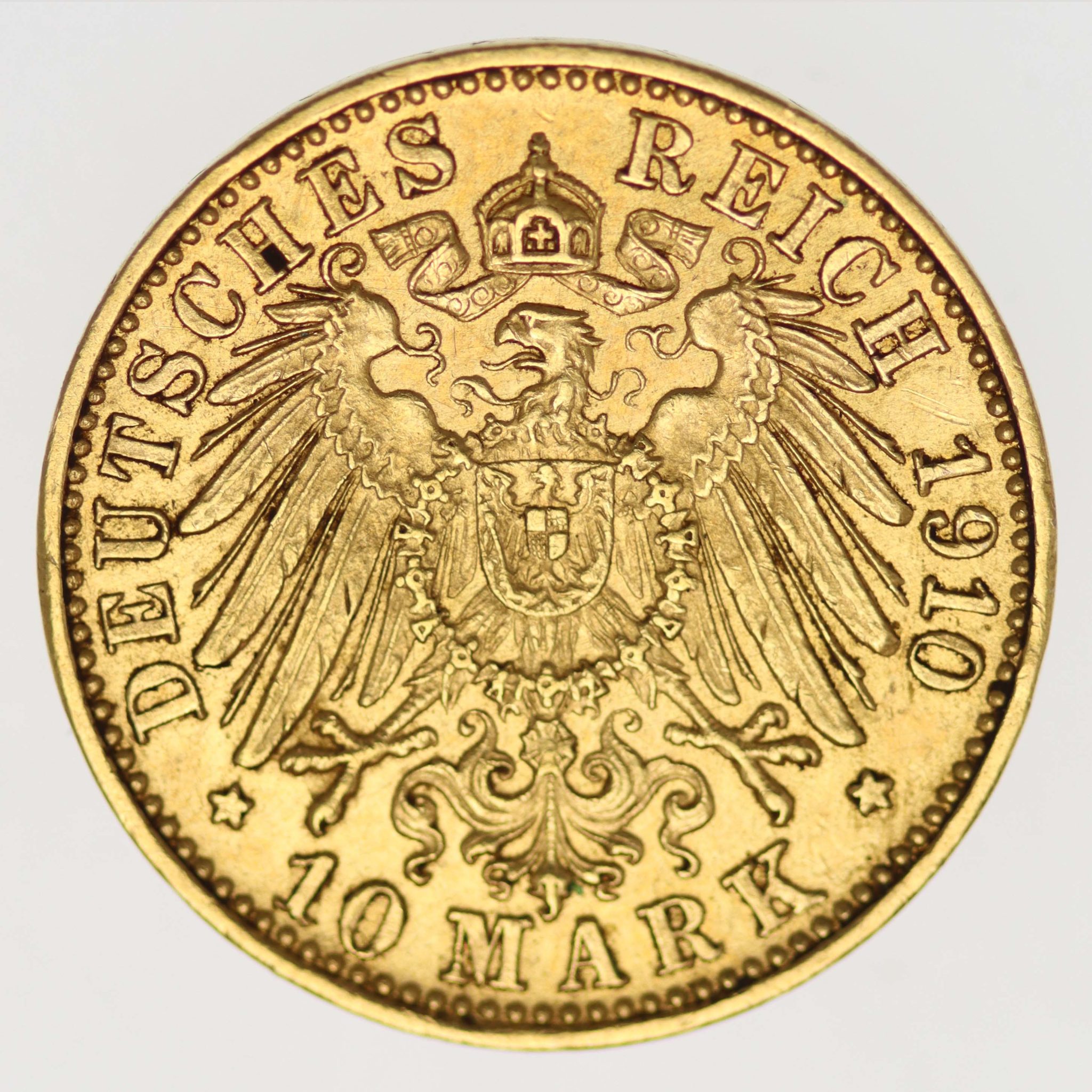 Baden Friedrich II. 10 Mark 1910