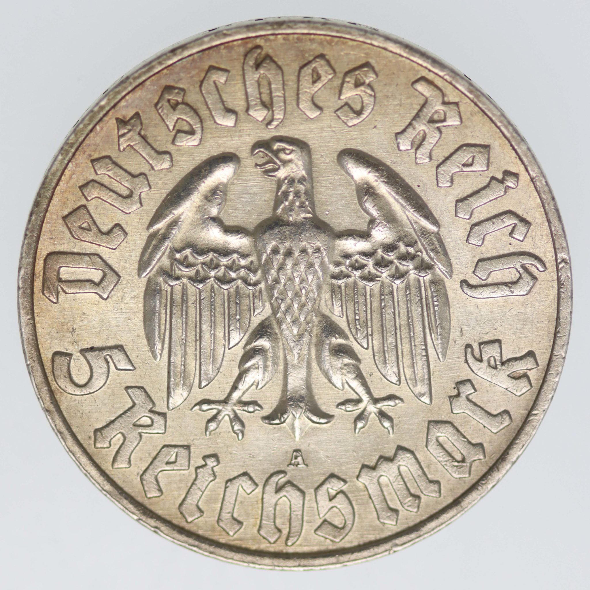 Drittes Reich 5 Reichsmark 1933 A Luther