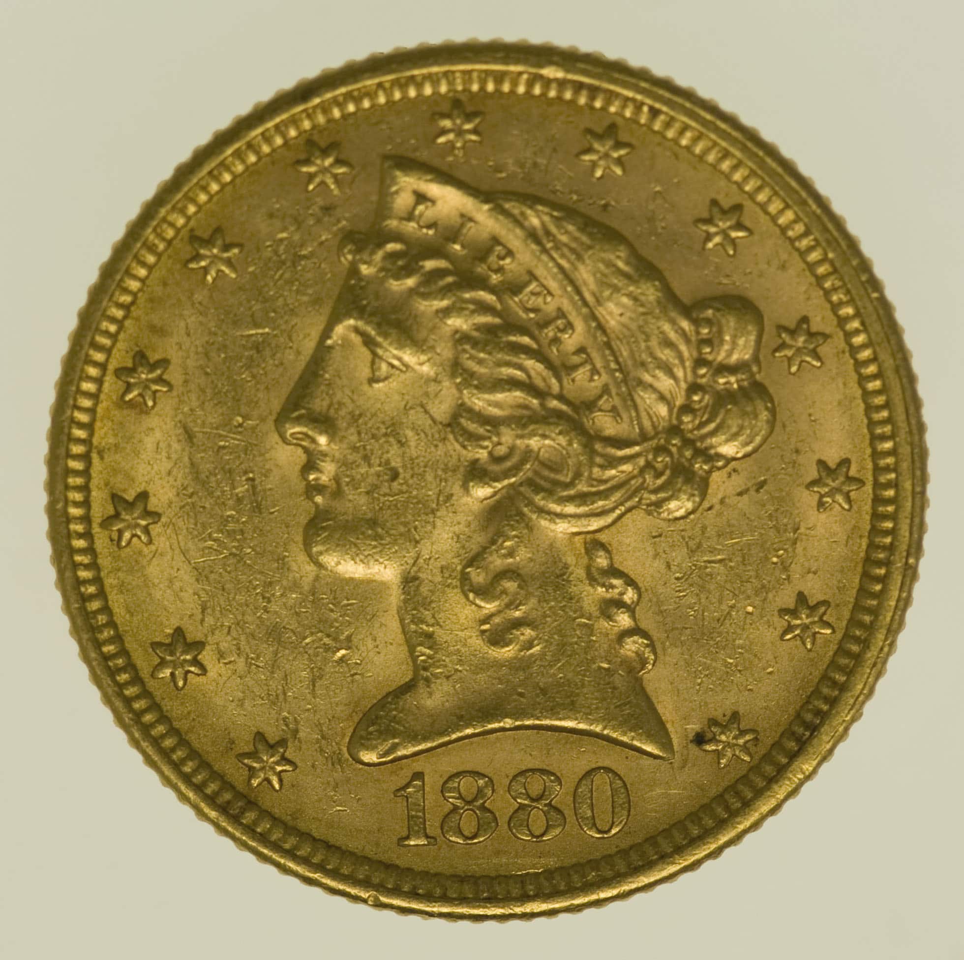 USA 5 Dollars 1880 Liberty / Kopf