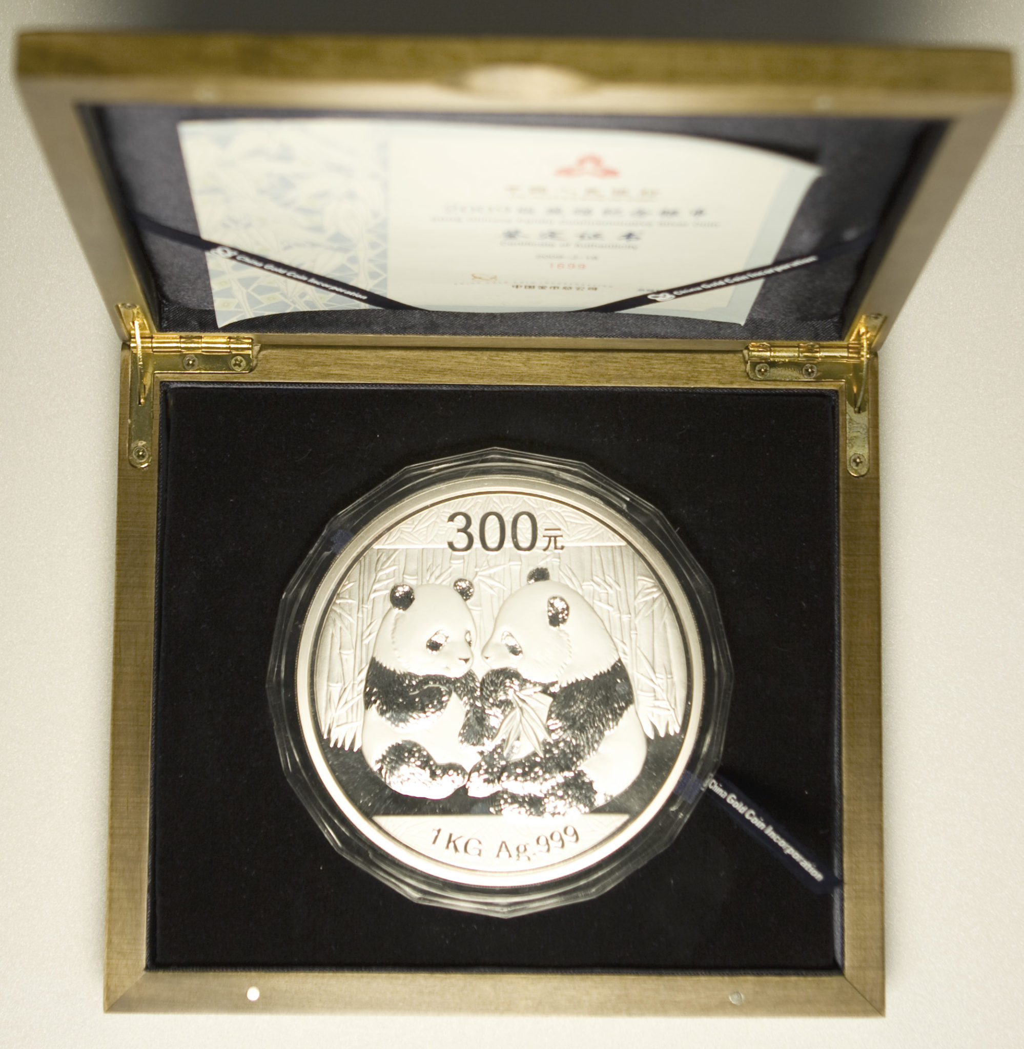 China Panda 1kg Münze 2009