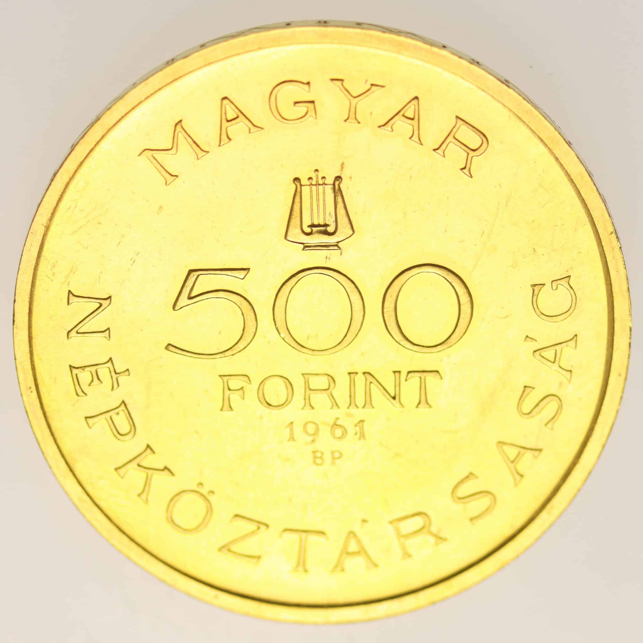 Ungarn 500 Forint 1961 Béla Bartók