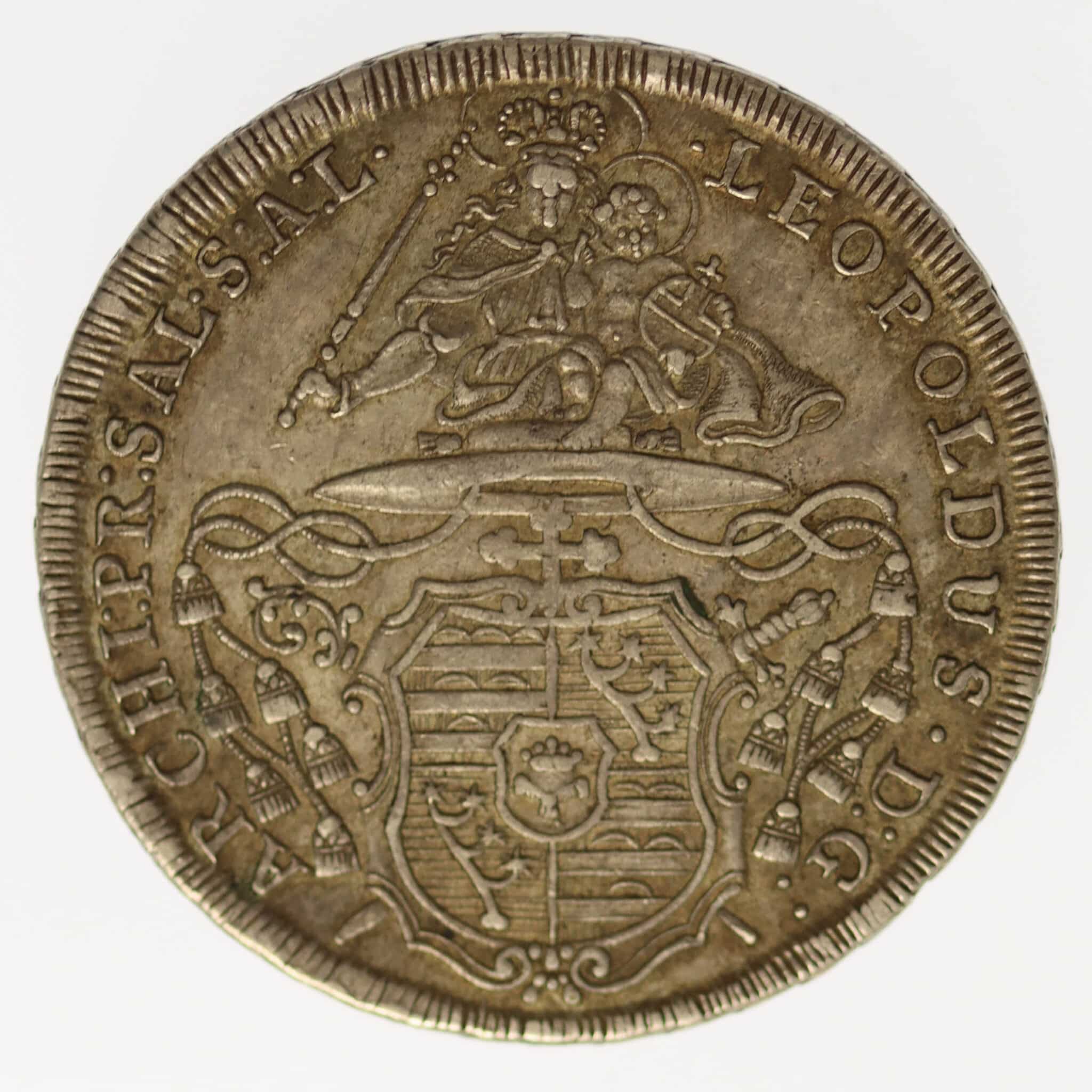 RDR Salzburg Leopold Anton Eleutherius Freiherr von Firmian Taler 1729