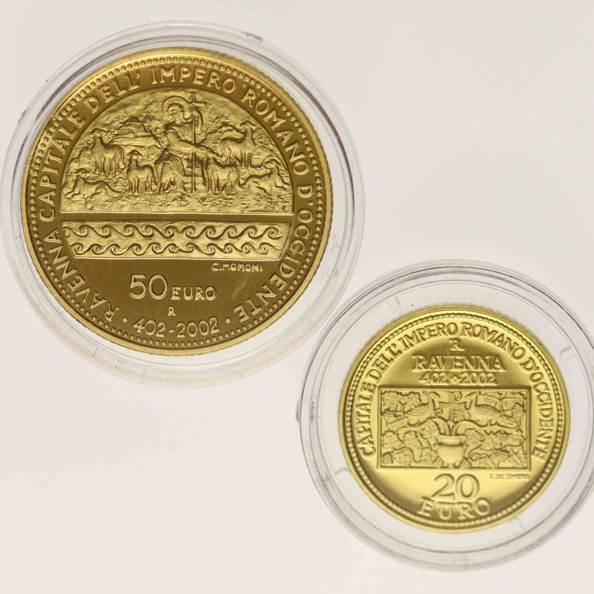 San Marino Set 20 + 50 Euro 2002