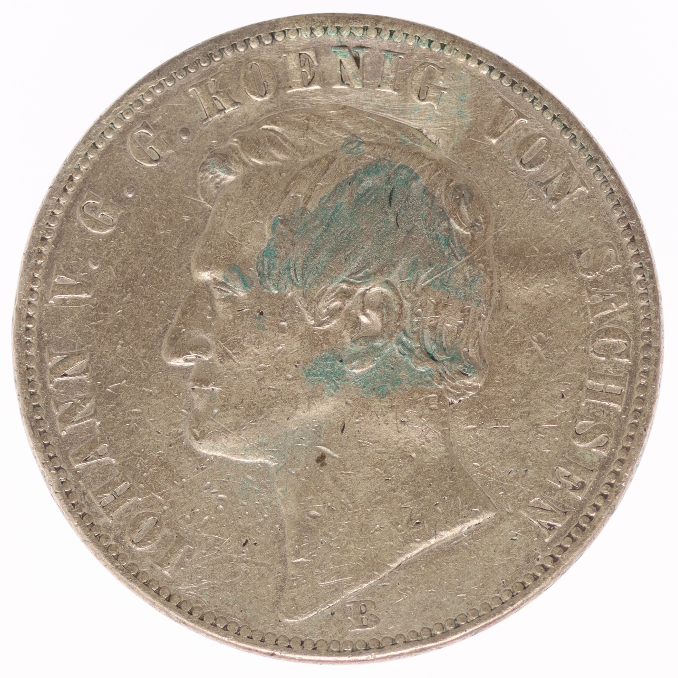 Sachsen Johann Vereinstaler 1871 B
