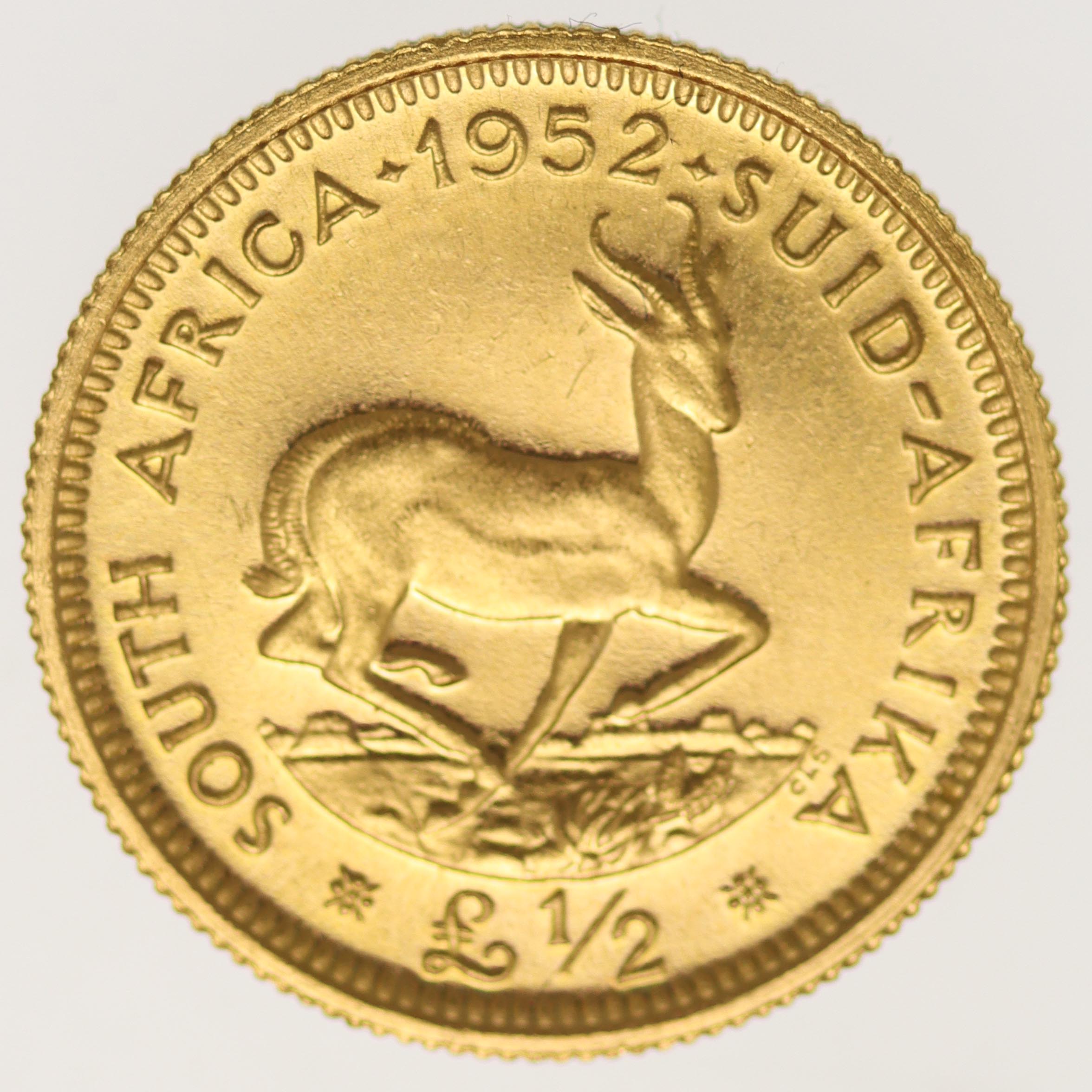 Südafrika Georg VI. Half Pound 1952