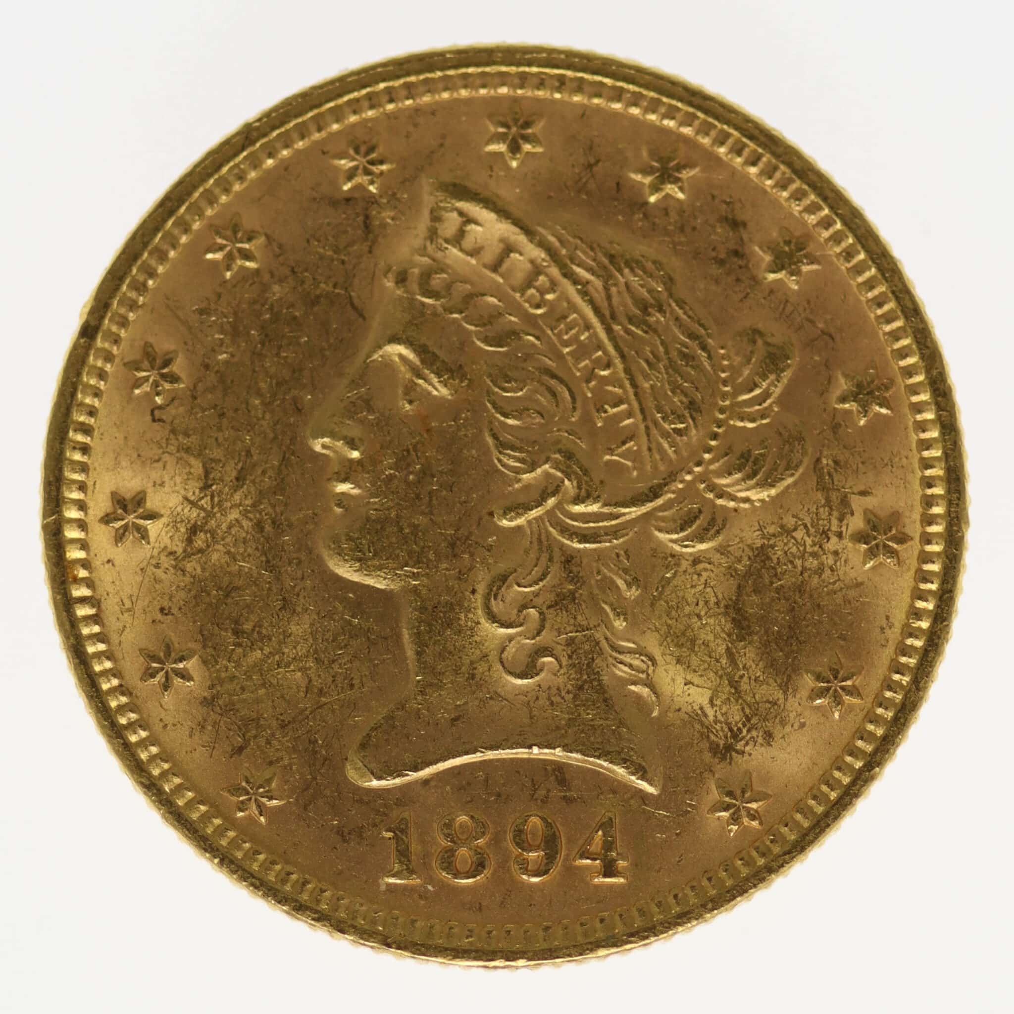 USA 10 Dollars 1894 Liberty / Kopf