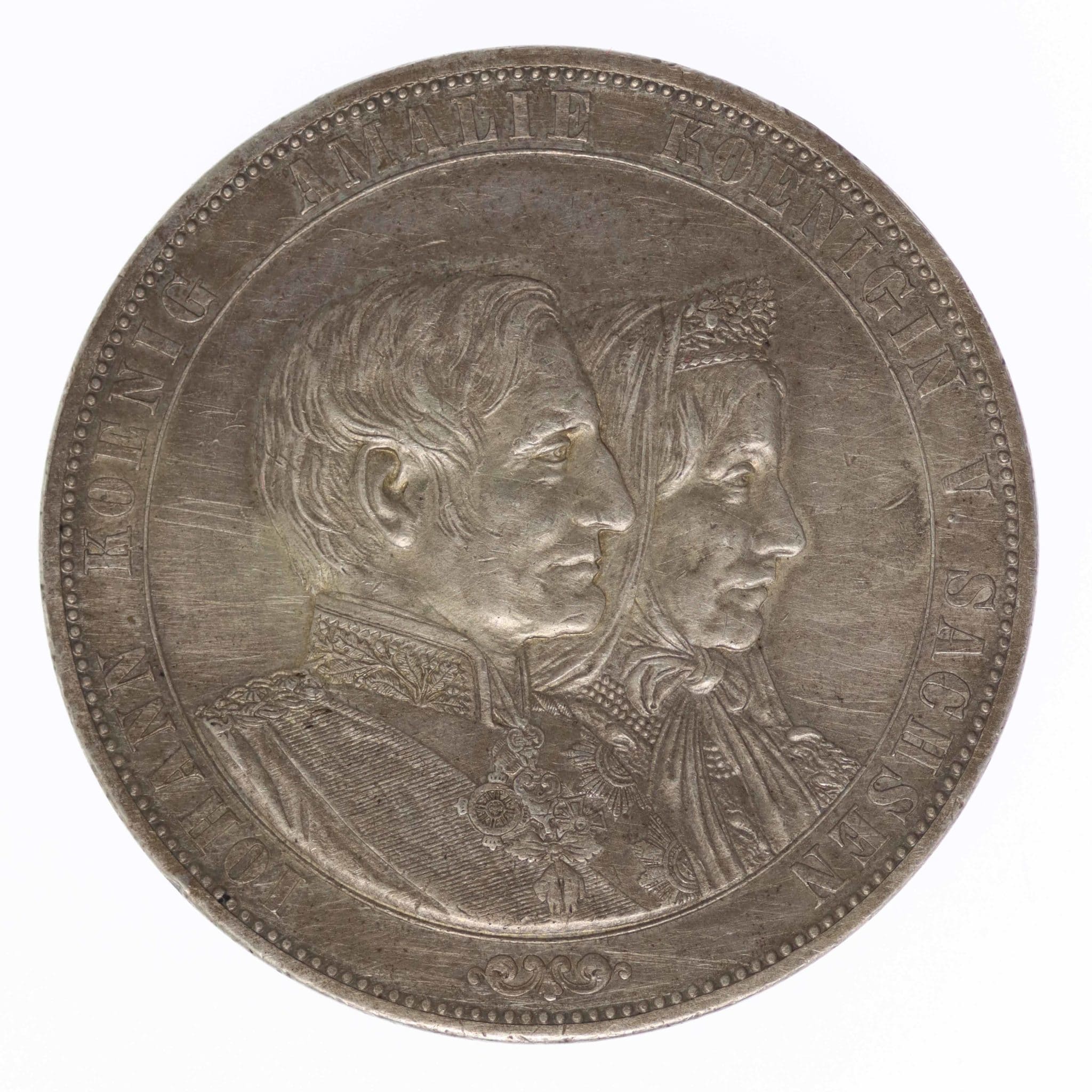 Sachsen Johann Doppeltaler 1872