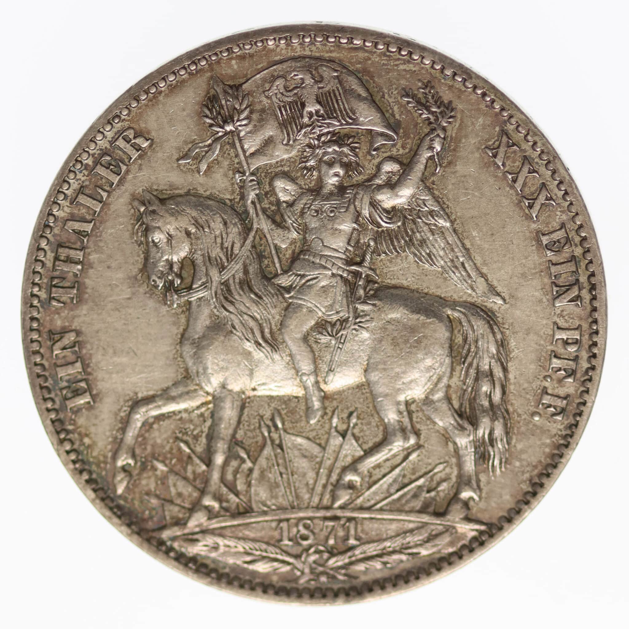 Sachsen Johann Vereinstaler 1871