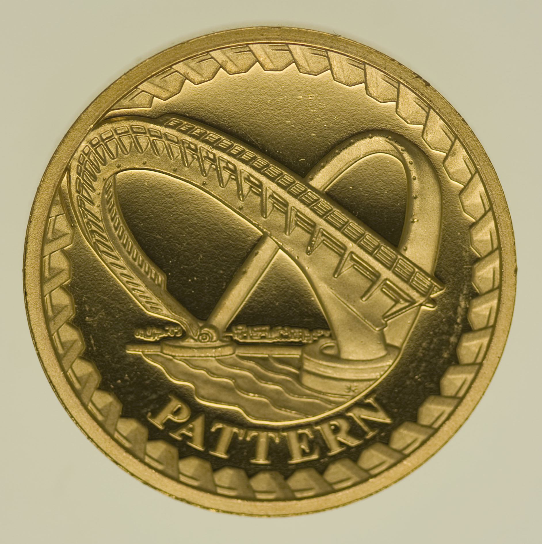 Großbritannien Elisabeth II. One Pound 2003 Pattern